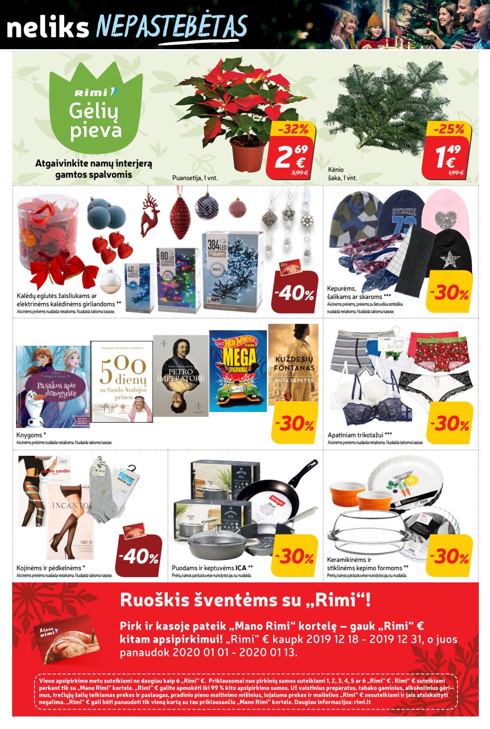 Rimi savaitinis leidinys akcijos nuo 
  2019-12-17 iki 
  2019-12-26 | Leidinukas.lt puslapis 23