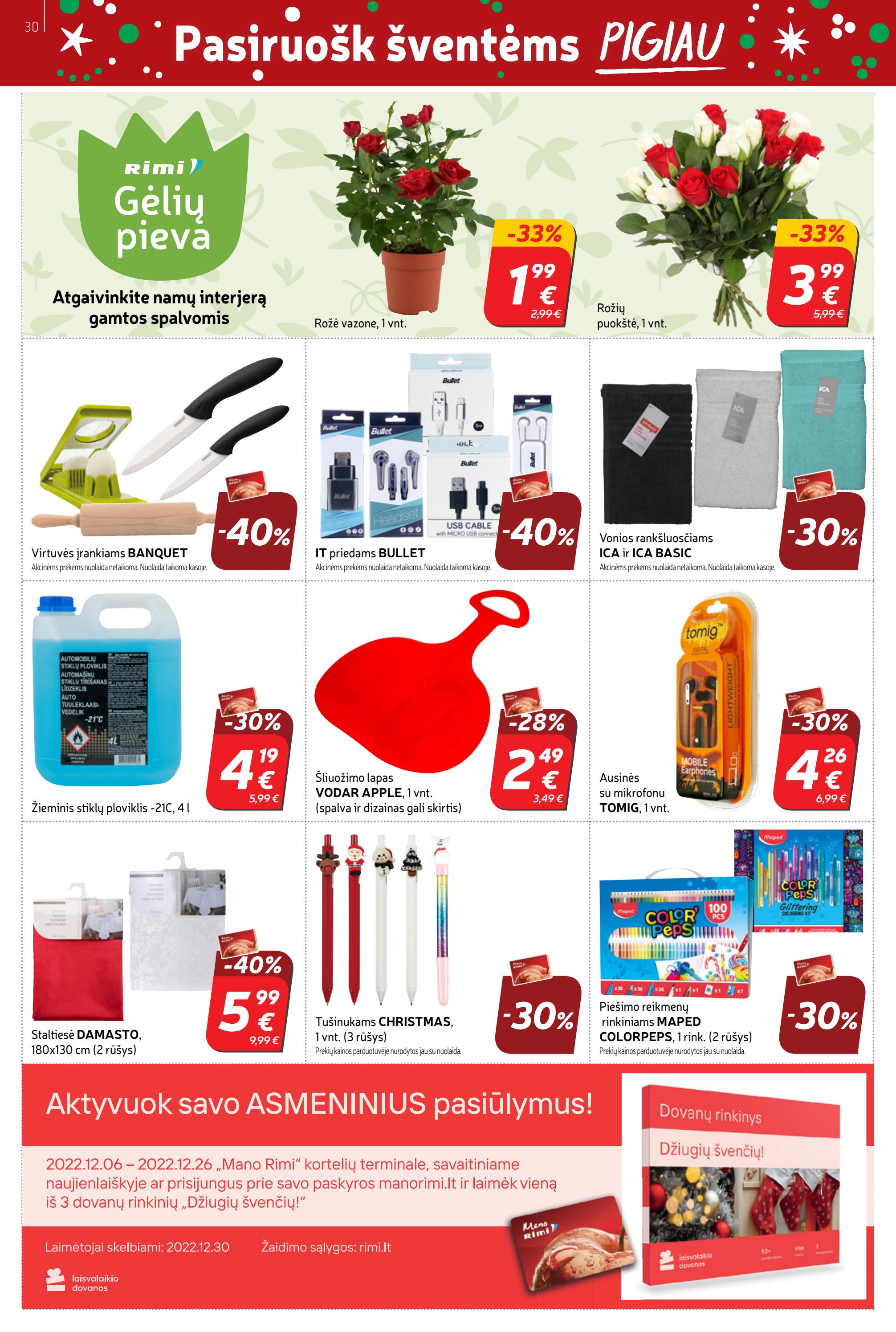 Rimi savaitinis leidinys akcijos nuo 
  2022-12-20 iki 
  2022-12-26 | Leidinukas.lt puslapis 30