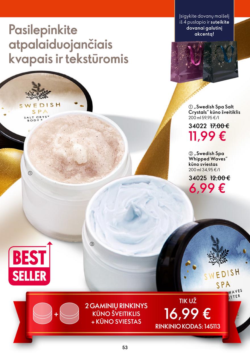 Oriflame katalogas akcijos nuo 
  2022-11-09 iki 
  2022-11-29 | Leidinukas.lt puslapis 53