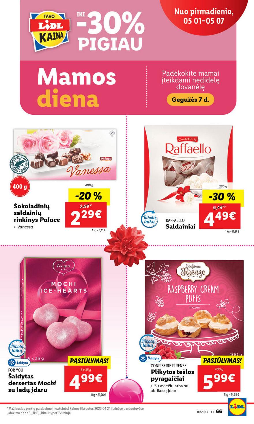 Lidl pasiūlymai akcijos nuo 
  2023-05-01 iki 
  2023-05-07 | Leidinukas.lt puslapis 66
