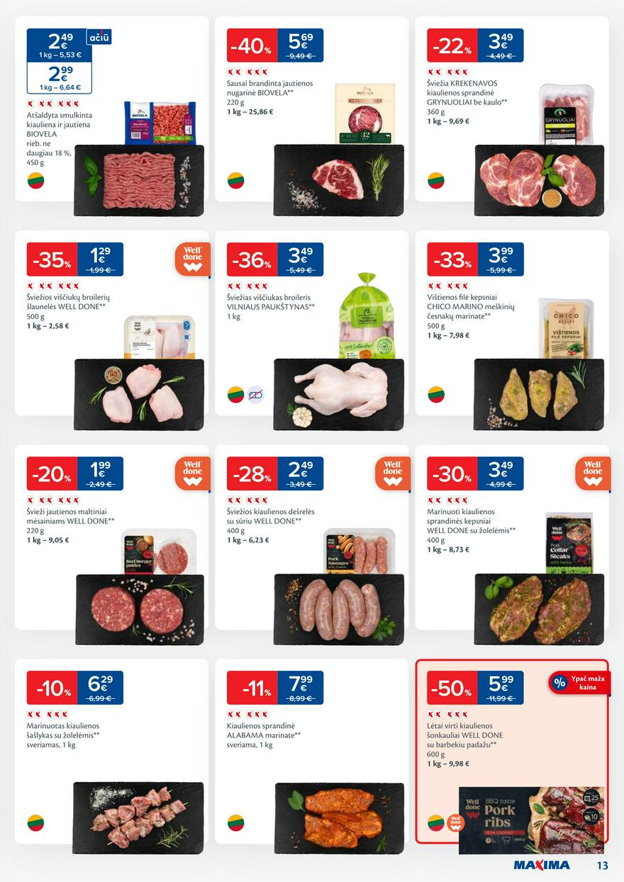 Maxima leidinys akcijos nuo 
  2024-06-11 iki 
  2024-06-17 | Leidinukas.lt puslapis 13