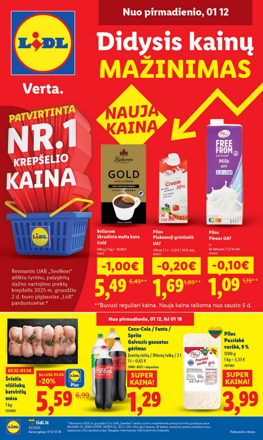 Lidl leidinys akcijos nuo 
  2026-01-12 iki 
  2026-01-18 | Leidinukas.lt puslapis 1
