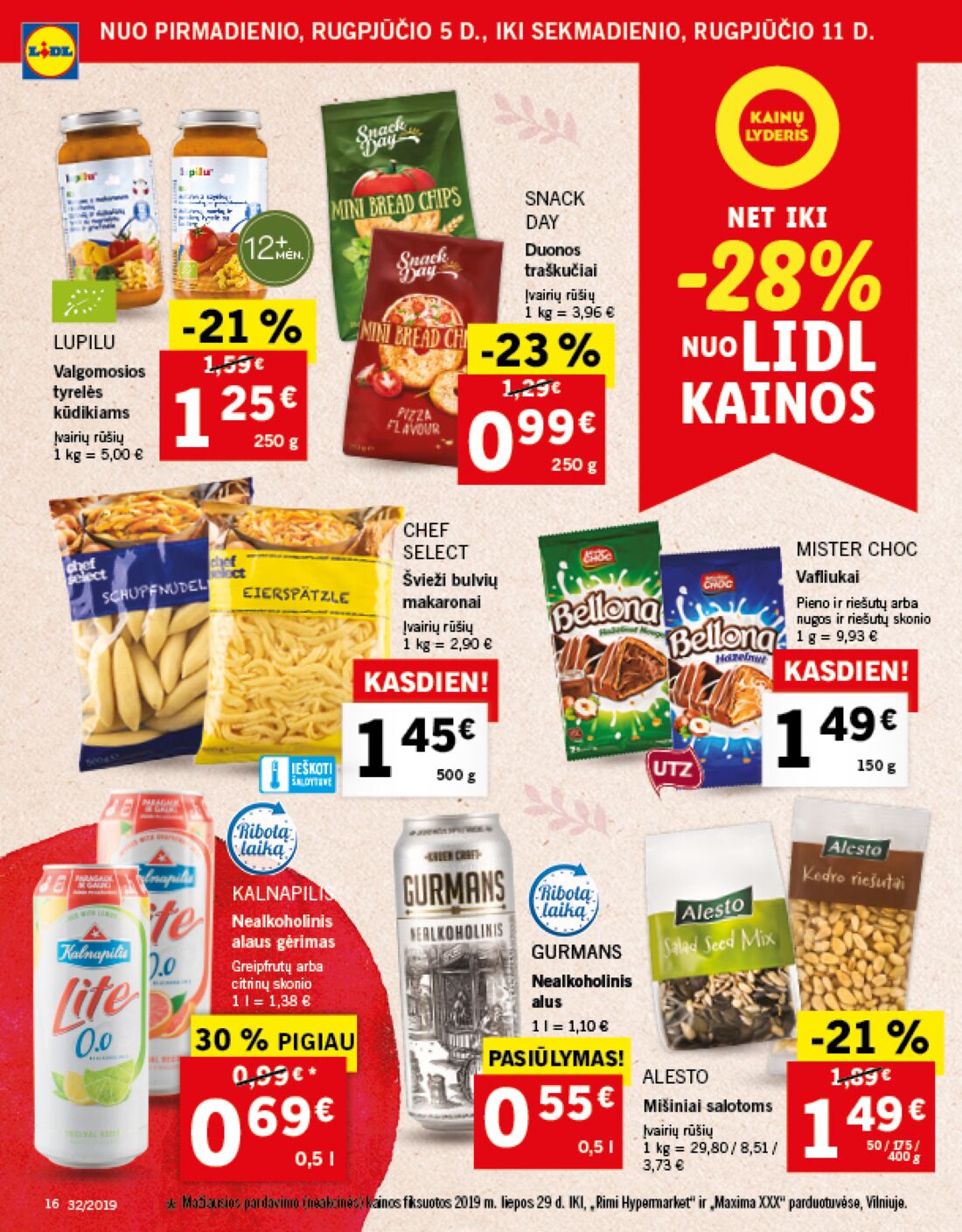 Lidl savaitinis leidinys akcijos nuo 
  2019-08-05 iki 
  2019-08-11 | Leidinukas.lt puslapis 16