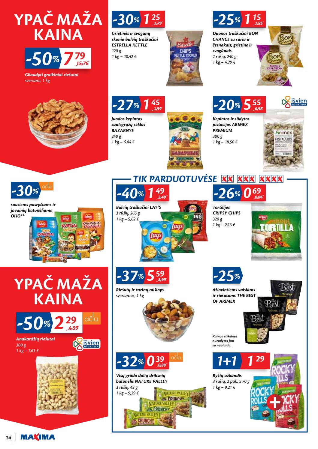 Maxima kaininis leidinys akcijos nuo 
  2020-10-06 iki 
  2020-10-12 | Leidinukas.lt puslapis 14