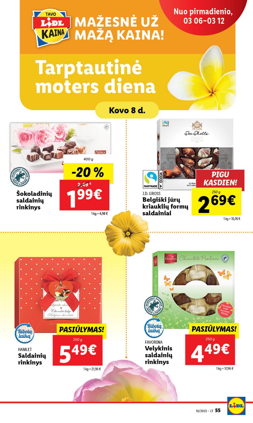 Lidl pasiūlymai akcijos nuo 
  2023-03-03 iki 
  2023-03-12 | Leidinukas.lt puslapis 55