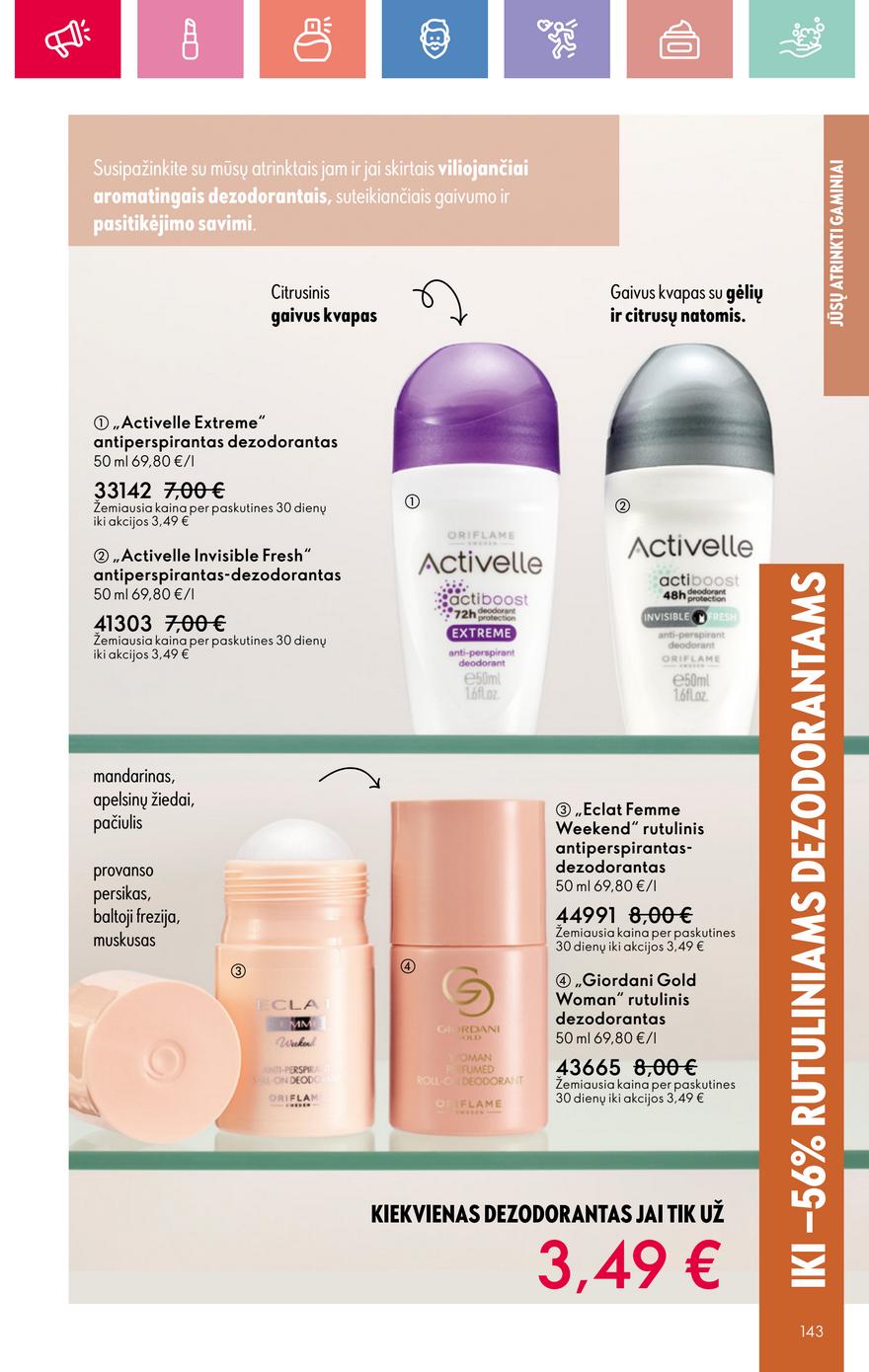 Oriflame katalogas akcijos nuo 
  2025-08-24 iki 
  2025-09-13 | Leidinukas.lt puslapis 143