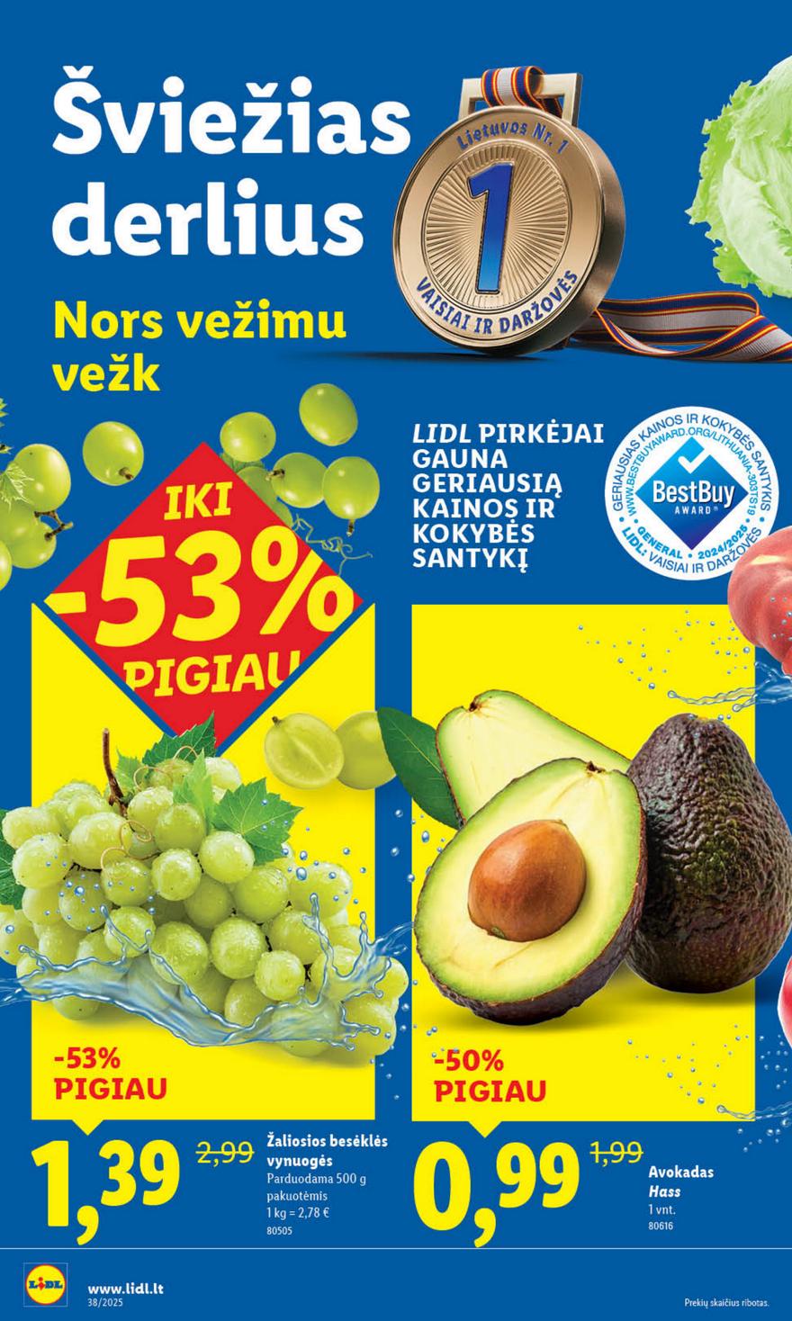 Lidl leidinys akcijos nuo 
  2025-09-15 iki 
  2025-09-21 | Leidinukas.lt puslapis 4
