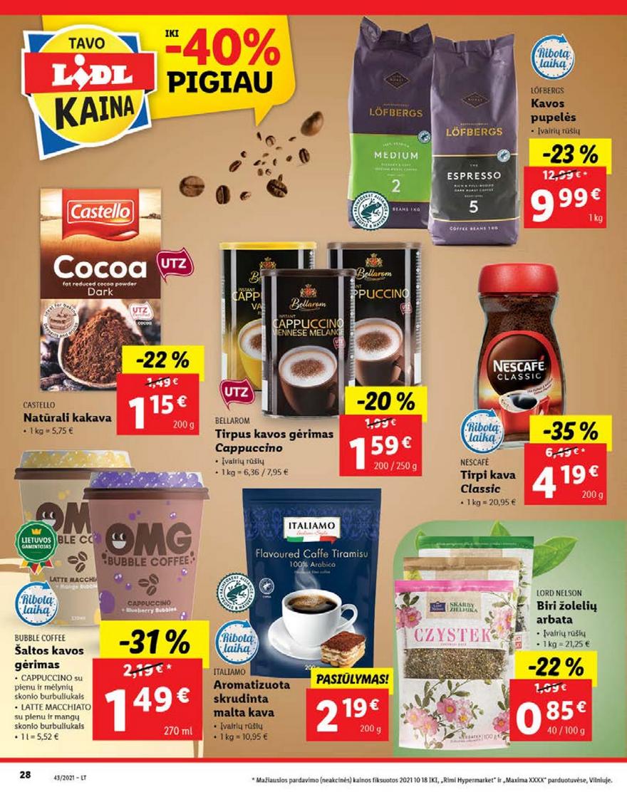 Lidl pasiūlymai akcijos nuo 
  2021-10-25 iki 
  2021-10-31 | Leidinukas.lt puslapis 28