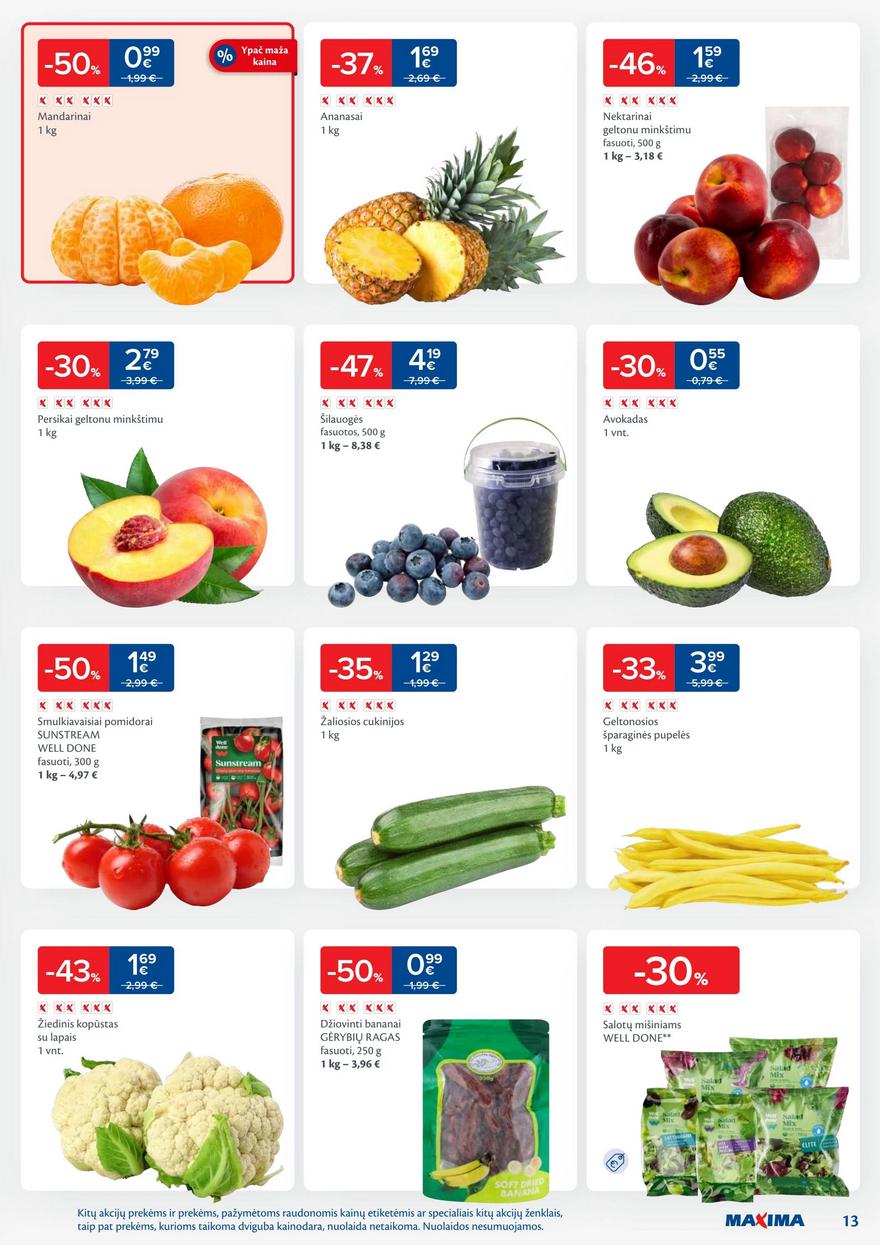 Maxima savaitinis leidinys 31 akcijos nuo 
  2025-07-29 iki 
  2025-08-04 | Leidinukas.lt puslapis 13