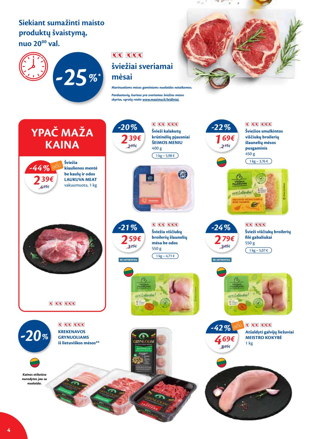 Maxima kaininis leidinys akcijos nuo 
  2021-03-02 iki 
  2021-03-08 | Leidinukas.lt puslapis 4
