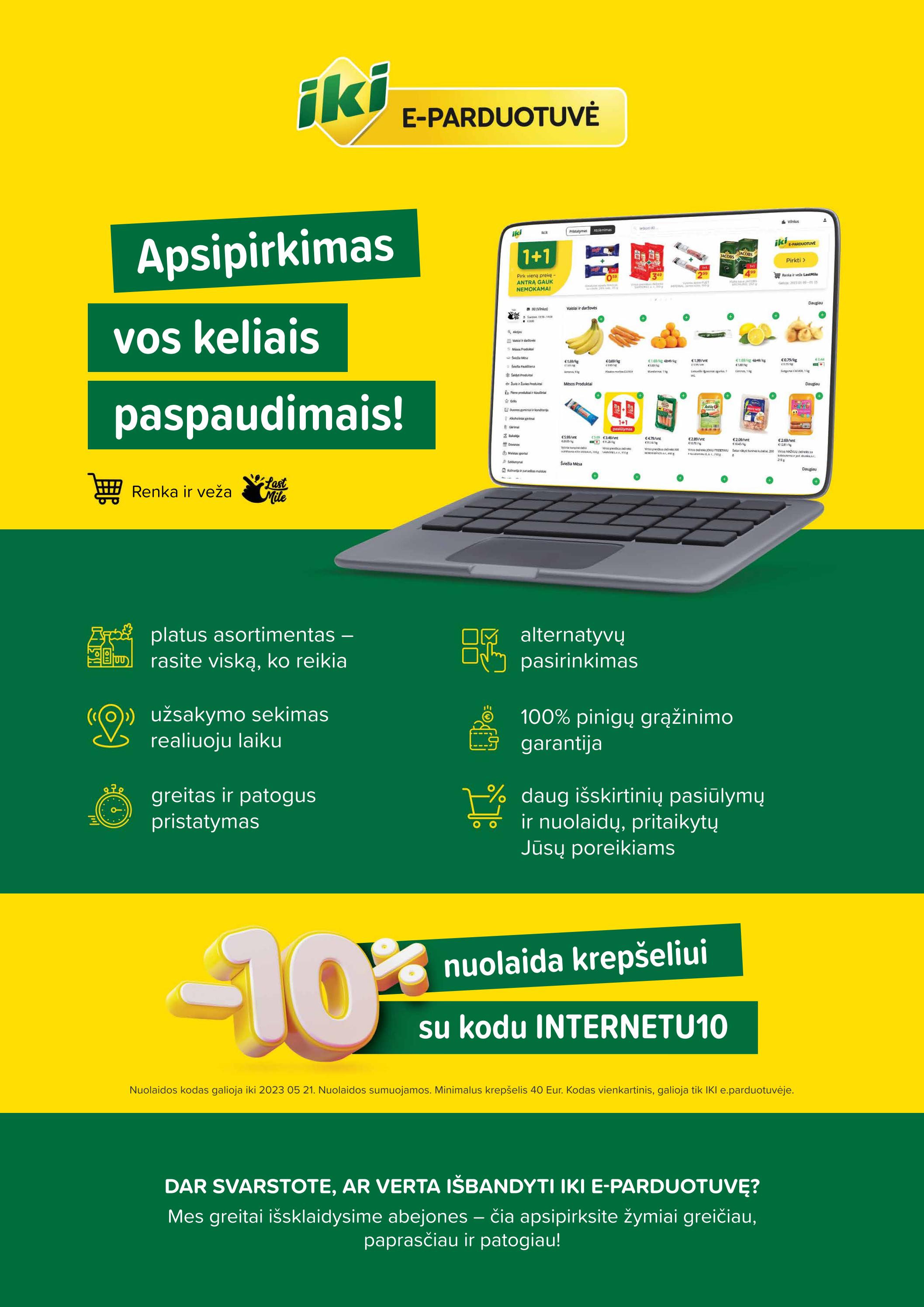 Iki savaitės leidinys akcijos nuo 
  2023-05-15 iki 
  2023-05-21 | Leidinukas.lt puslapis 38