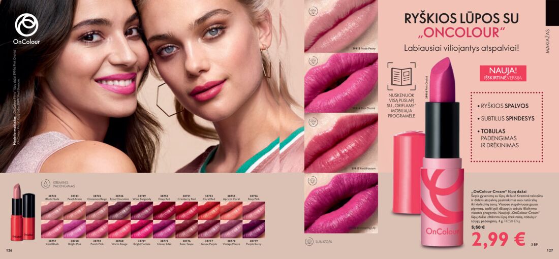 Oriflame katalogas akcijos nuo 
  2020-01-01 iki 
  2020-01-31 | Leidinukas.lt puslapis 64