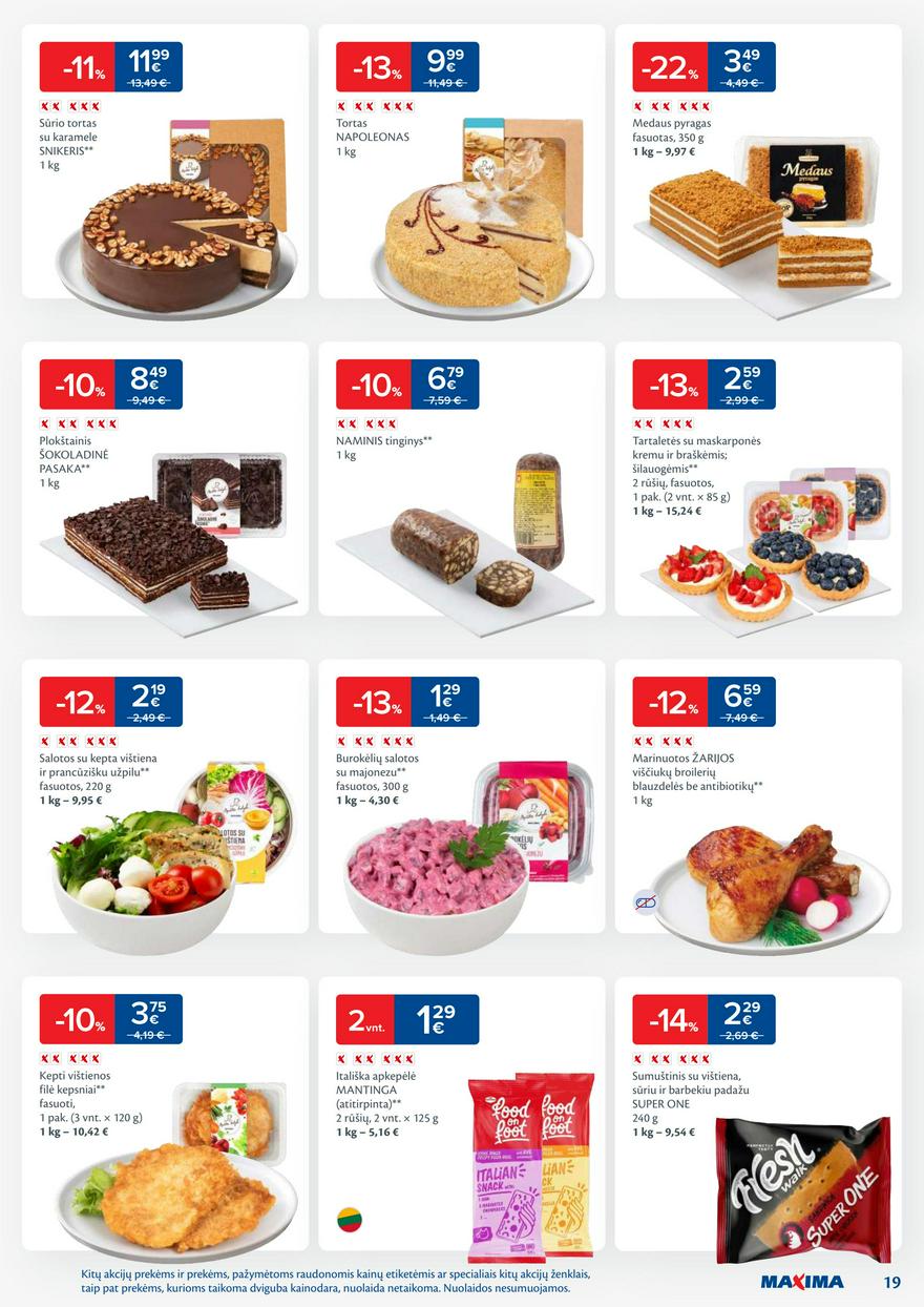 Maxima savaitinis leidinys 13 akcijos nuo
2025-03-25 iki
2025-03-31 | Leidinukas.lt puslapis 19