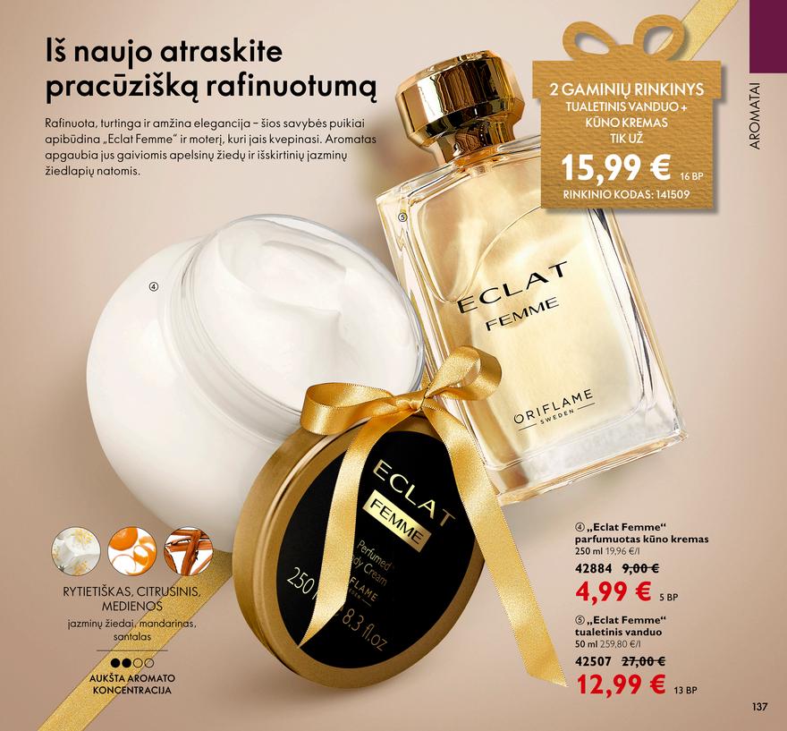 Oriflame katalogas akcijos nuo 
  2021-12-01 iki 
  2021-12-31 | Leidinukas.lt puslapis 137