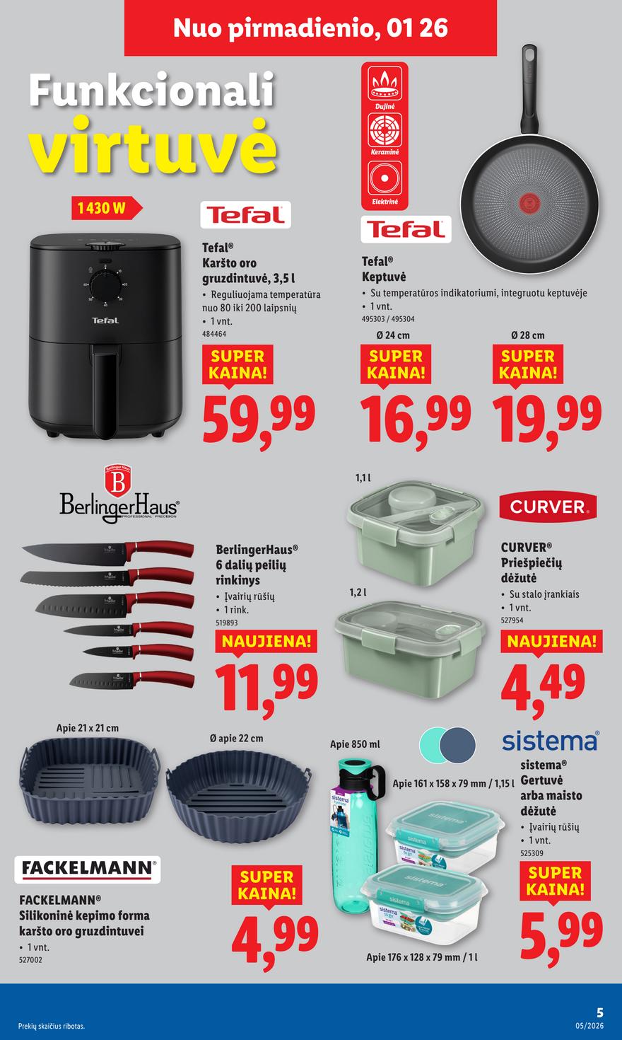 Lidl leidinys akcijos nuo 
  2026-01-26 iki 
  2026-02-01 | Leidinukas.lt puslapis 5