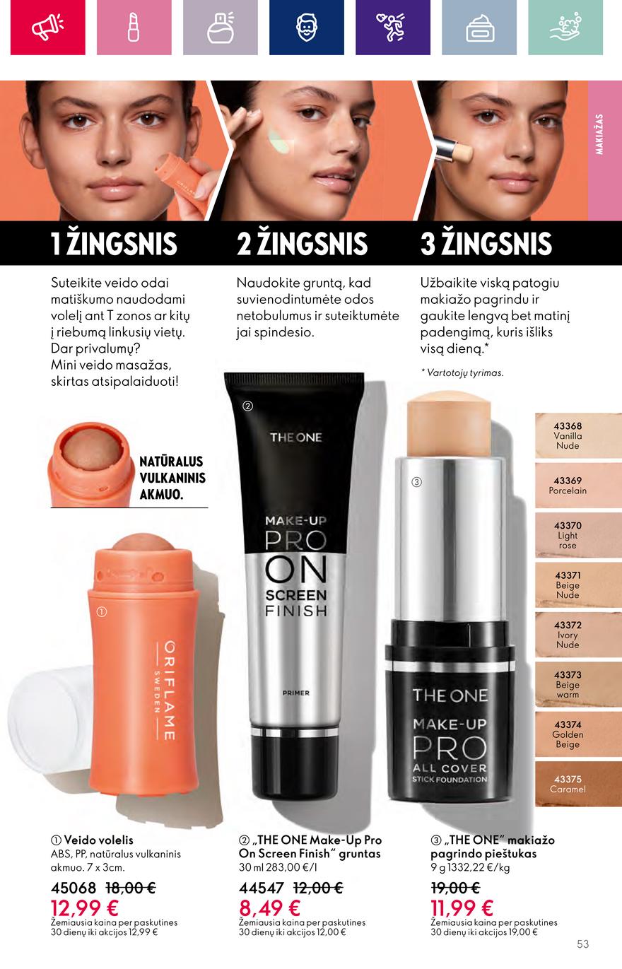 Oriflame katalogas akcijos nuo 
  2023-10-04 iki 
  2023-11-01 | Leidinukas.lt puslapis 53
