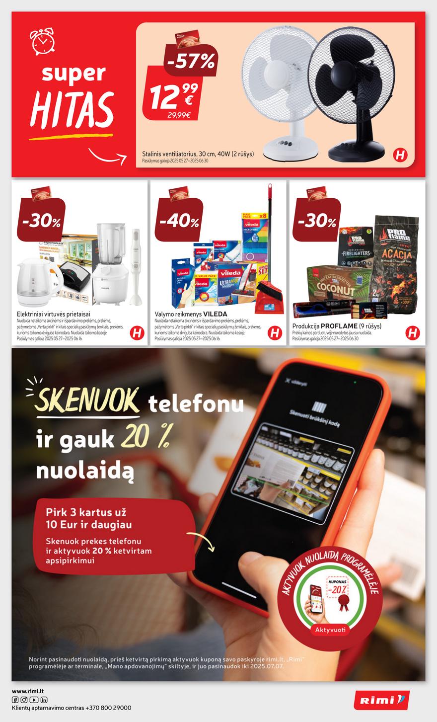 Rimi savaitinis leidinys 23 akcijos nuo 
  2025-06-03 iki 
  2025-06-09 | Leidinukas.lt puslapis 36