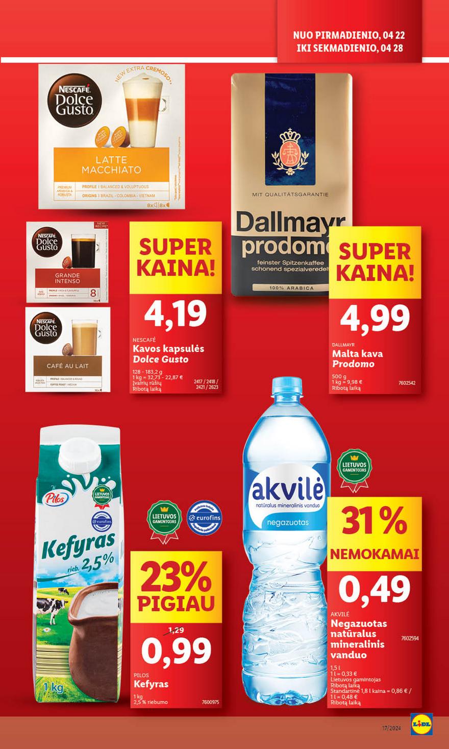 Lidl leidinys akcijos nuo 
  2024-04-22 iki 
  2024-04-28 | Leidinukas.lt puslapis 9