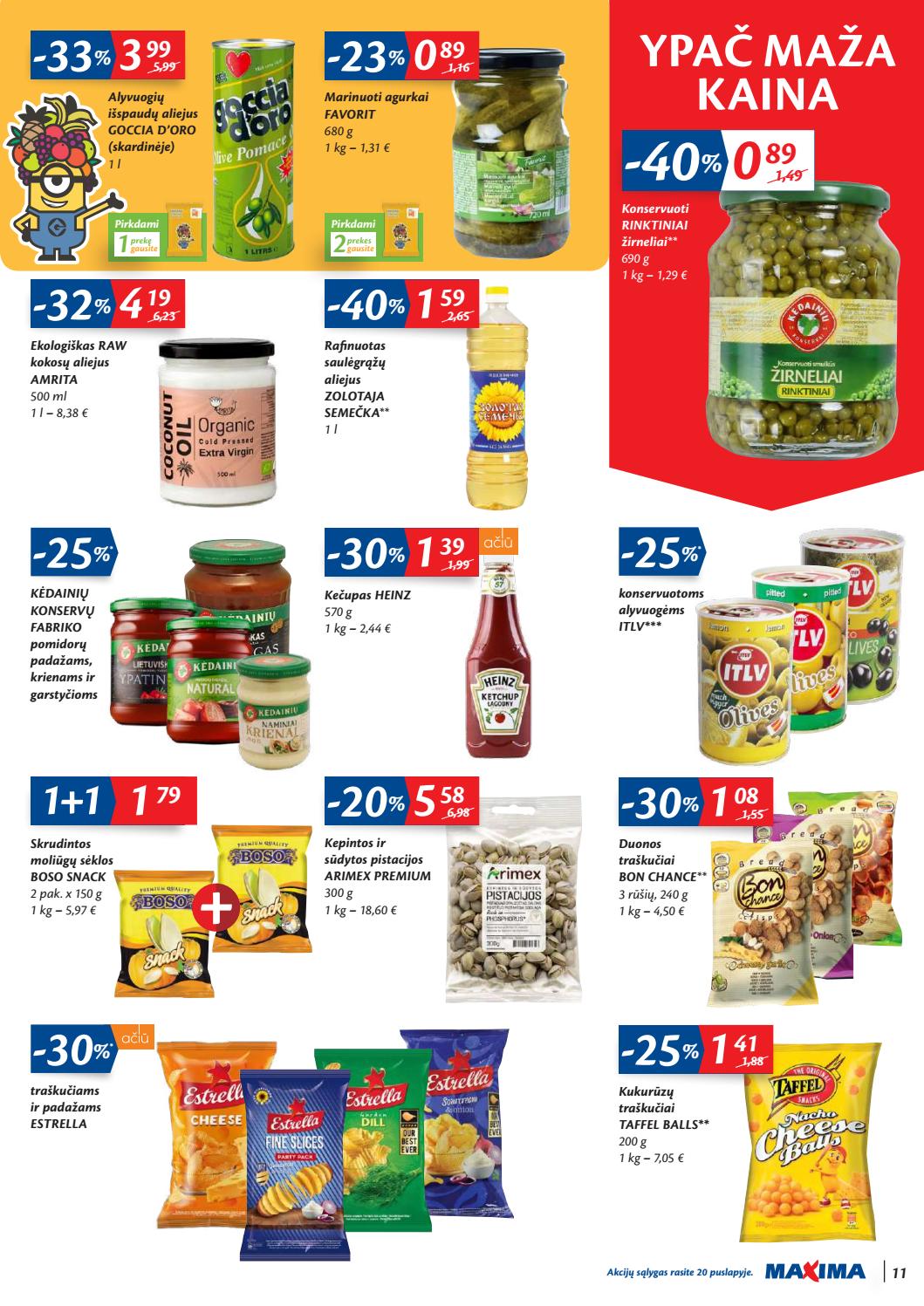 Maxima kaininis leidinys akcijos nuo 
  2019-10-15 iki 
  2019-10-21 | Leidinukas.lt puslapis 11