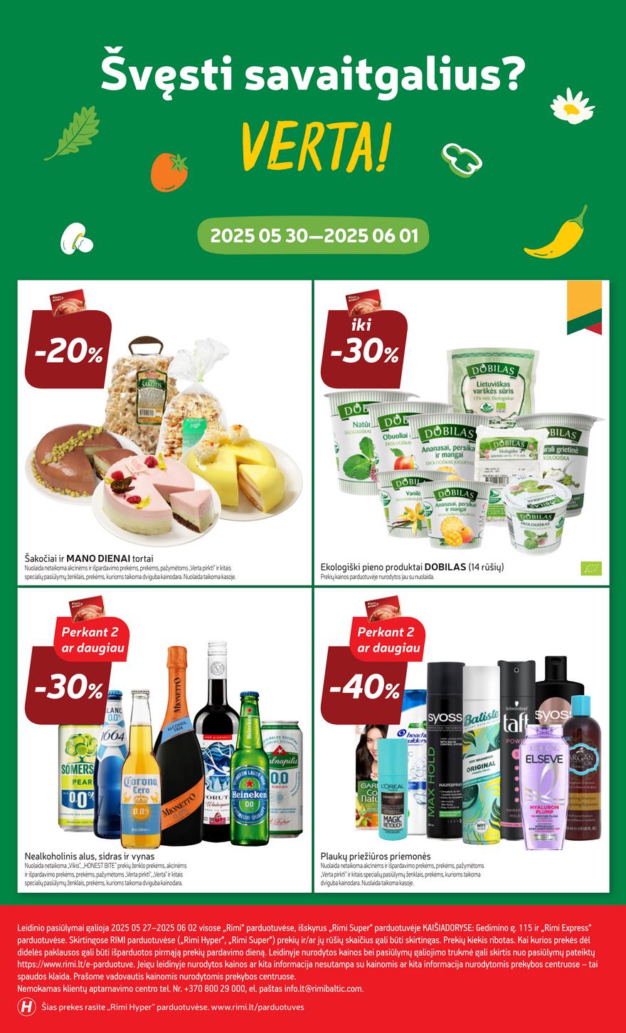 Rimi savaitinis leidinys 22 akcijos nuo 
  2025-05-27 iki 
  2025-06-02 | Leidinukas.lt puslapis 40
