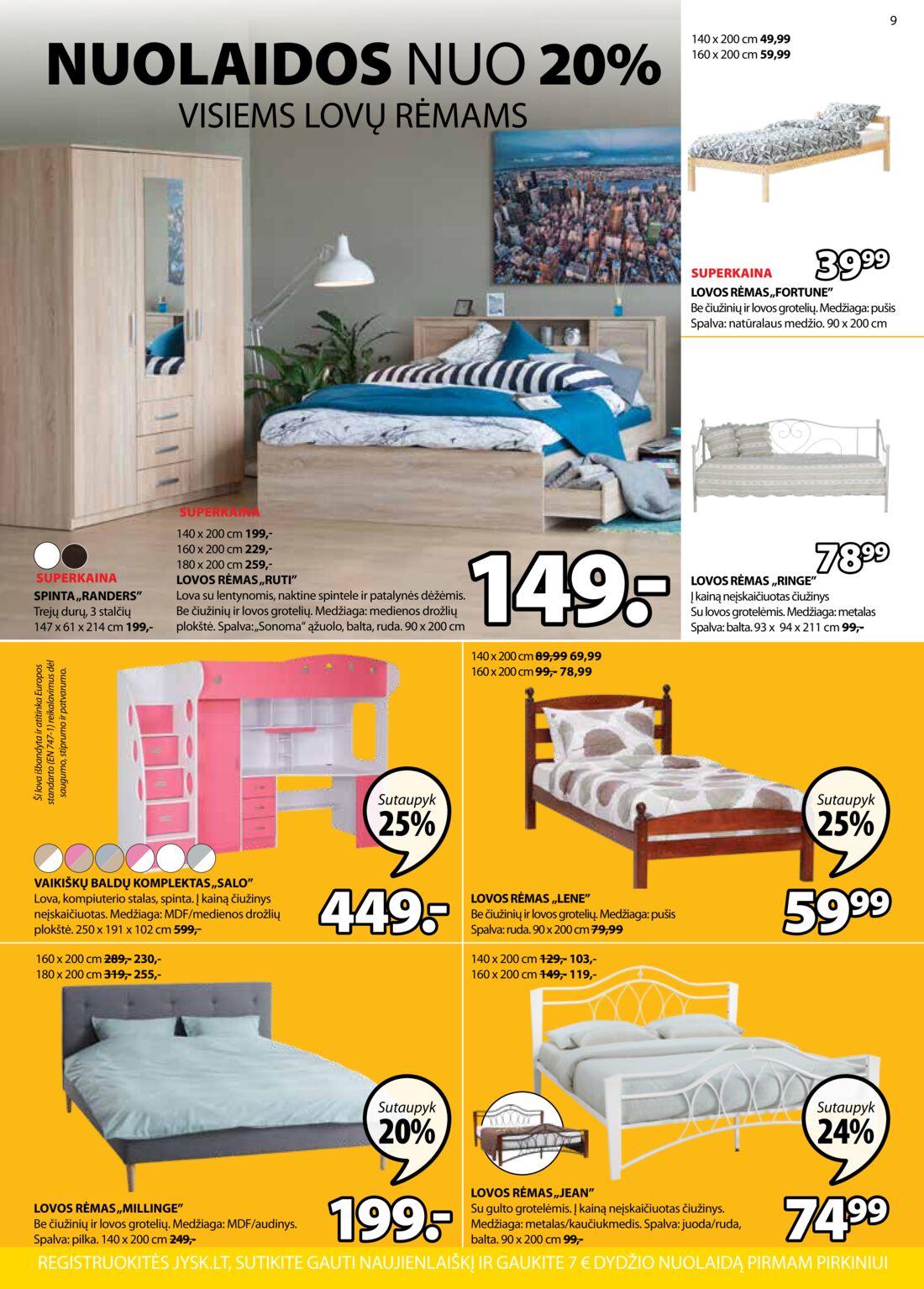Jysk leidinys akcijos nuo 
  2019-09-17 iki 
  2019-09-30 | Leidinukas.lt puslapis 9