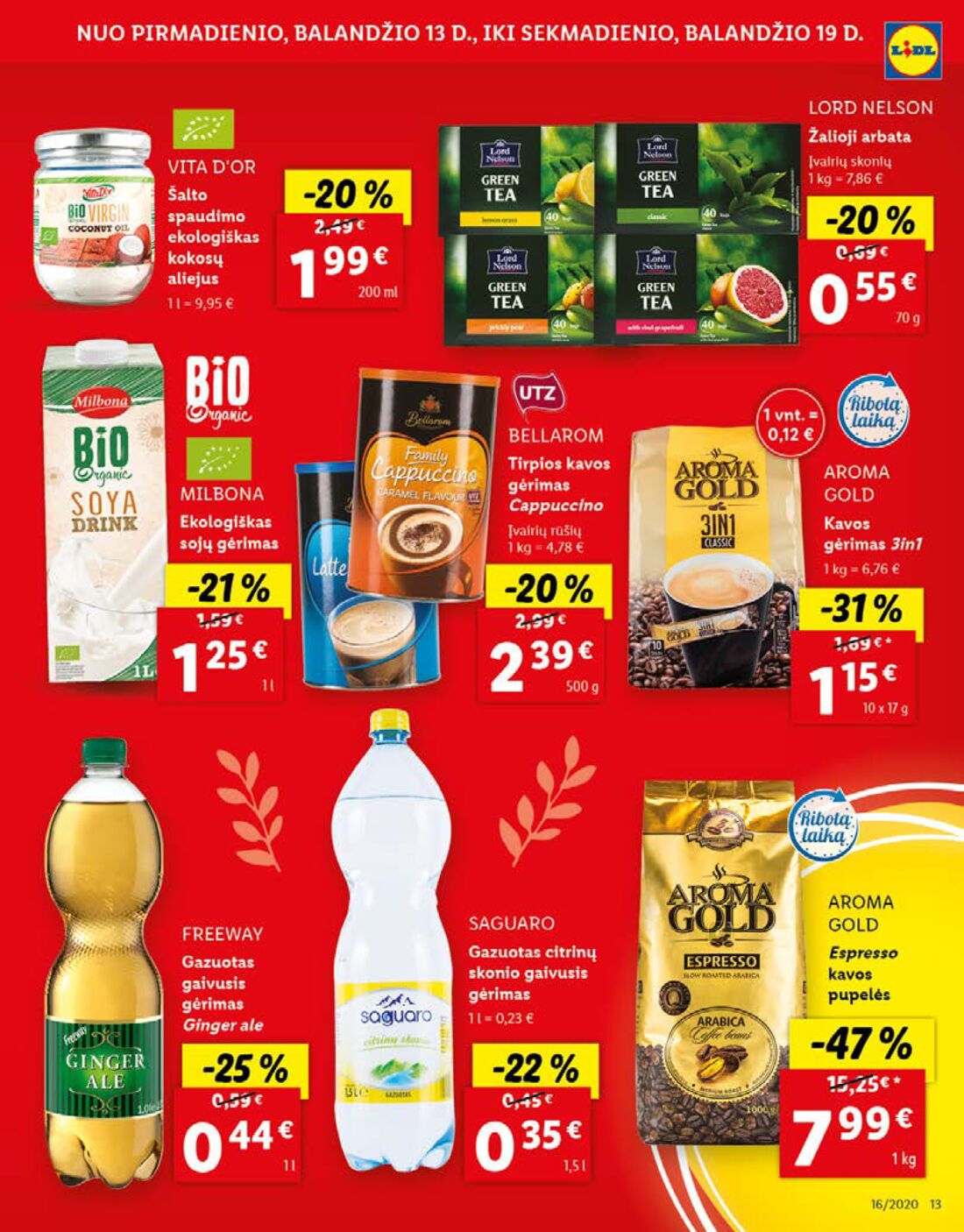 Lidl savaitinis leidinys akcijos nuo 
  2020-04-13 iki 
  2020-04-19 | Leidinukas.lt puslapis 13