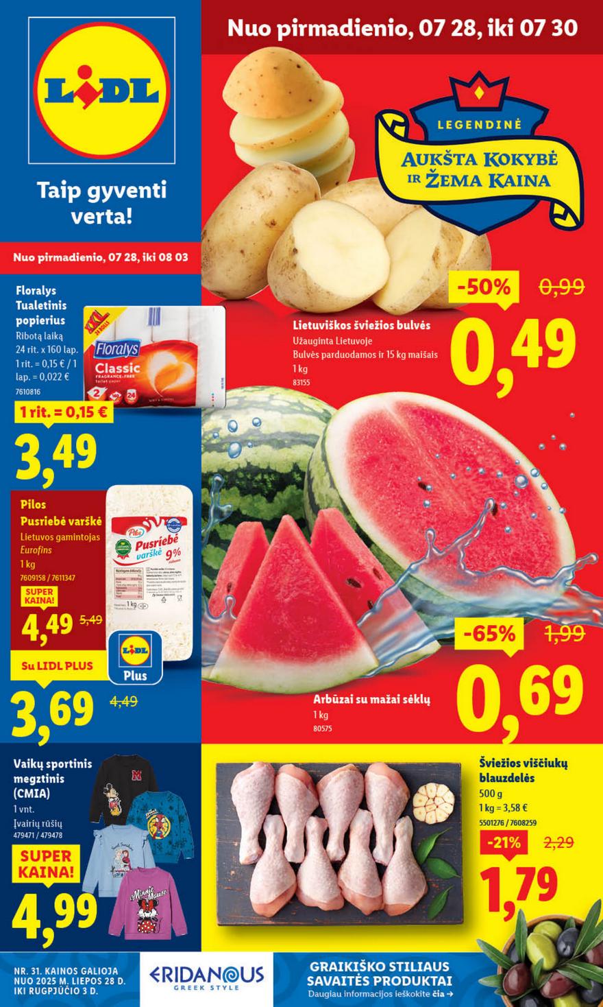Lidl leidinys naujas akcijos nuo 
  2025-07-28 iki 
  2025-08-03 | Leidinukas.lt puslapis 1