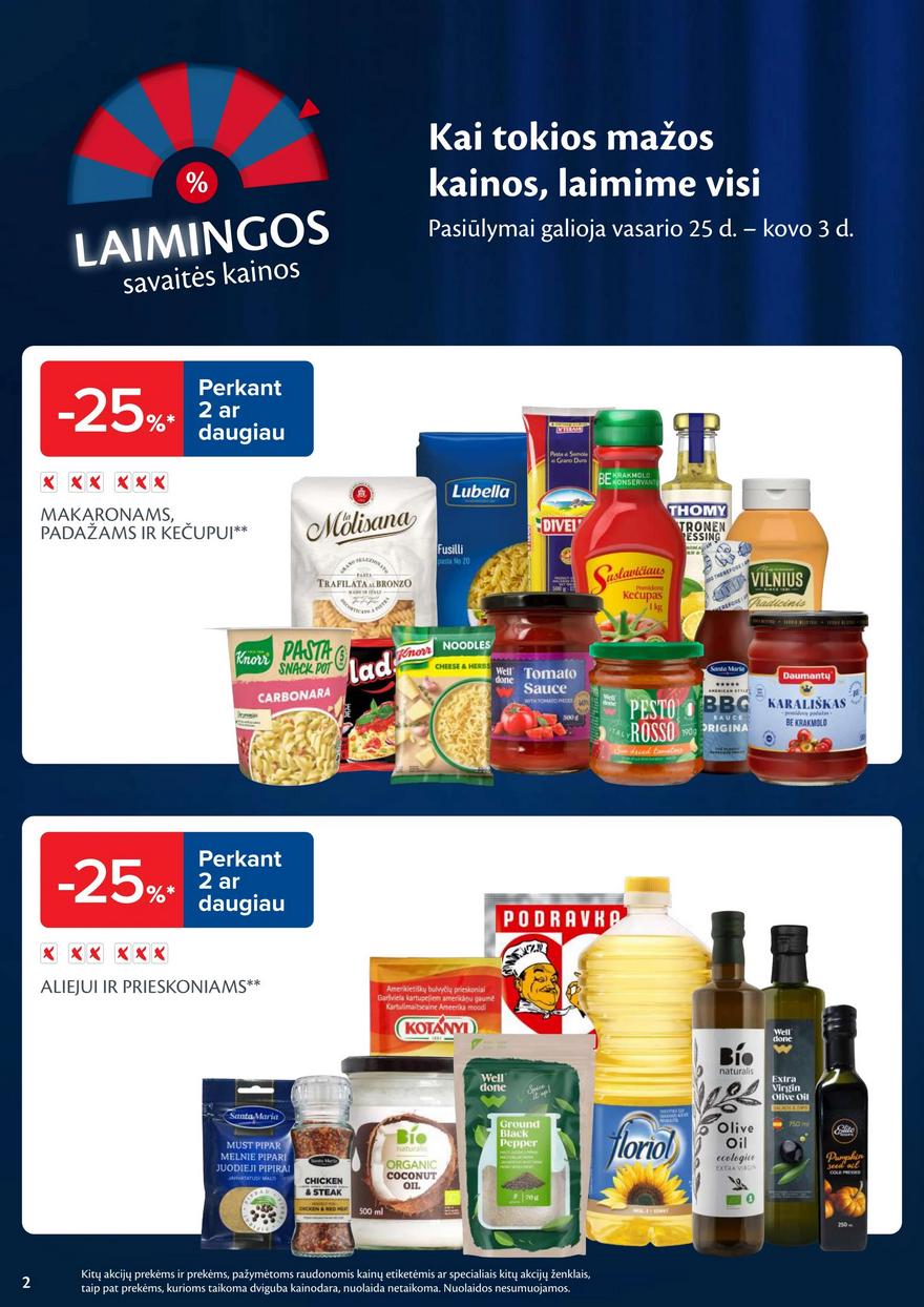 Maxima savaitinis leidinys 9 akcijos nuo 
  2025-02-25 iki 
  2025-03-03 | Leidinukas.lt puslapis 2