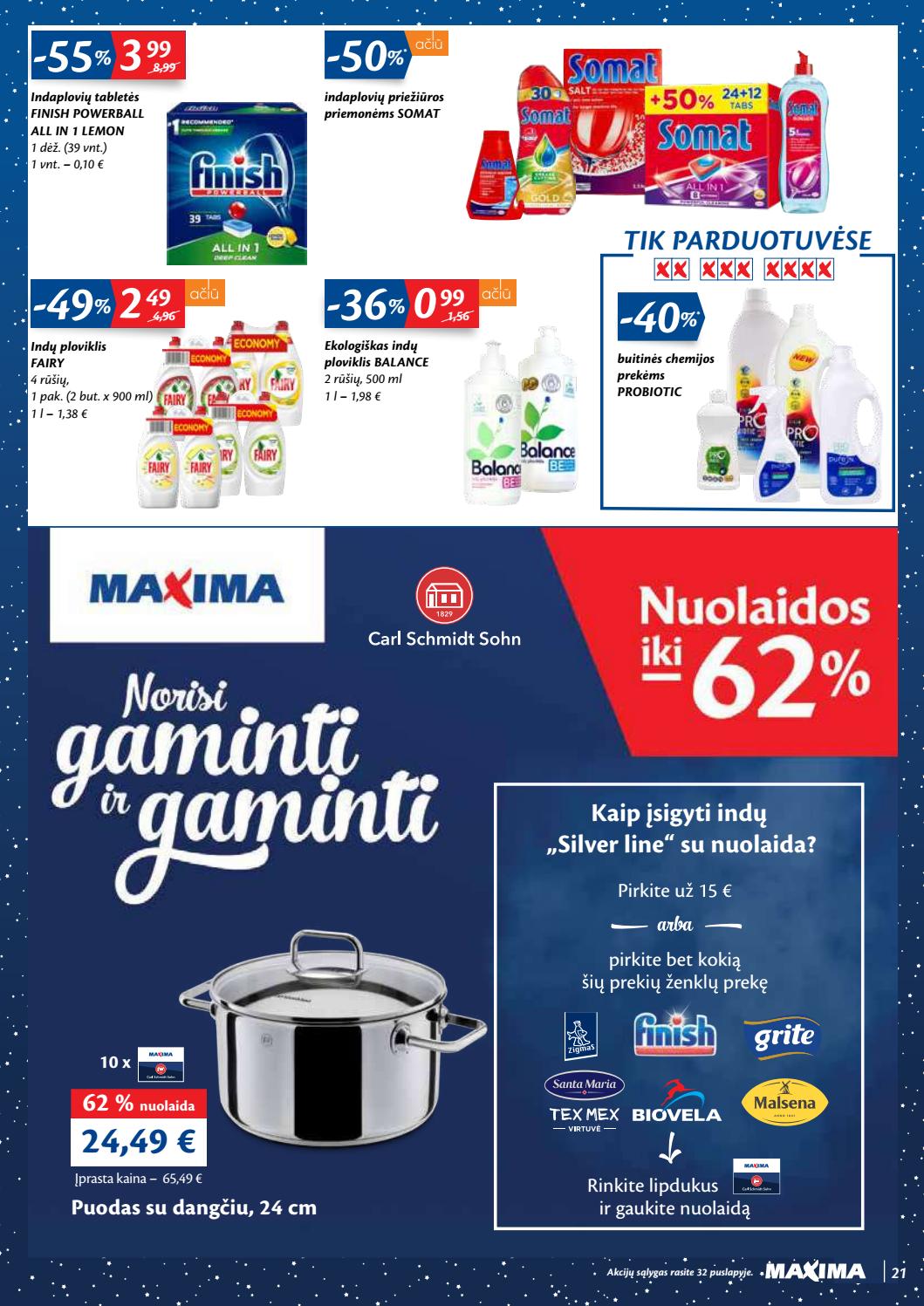 Maxima kaininis leidinys akcijos nuo 
  2020-12-01 iki 
  2020-12-07 | Leidinukas.lt puslapis 21