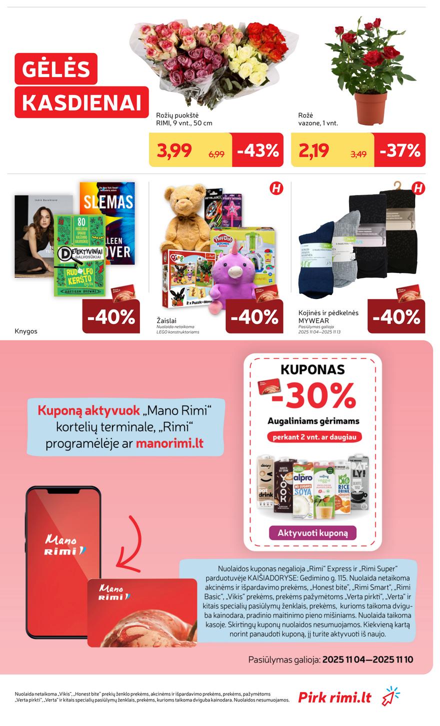 Rimi savaitinis leidinys akcijos nuo 
  2025-11-04 iki 
  2025-11-10 | Leidinukas.lt puslapis 35