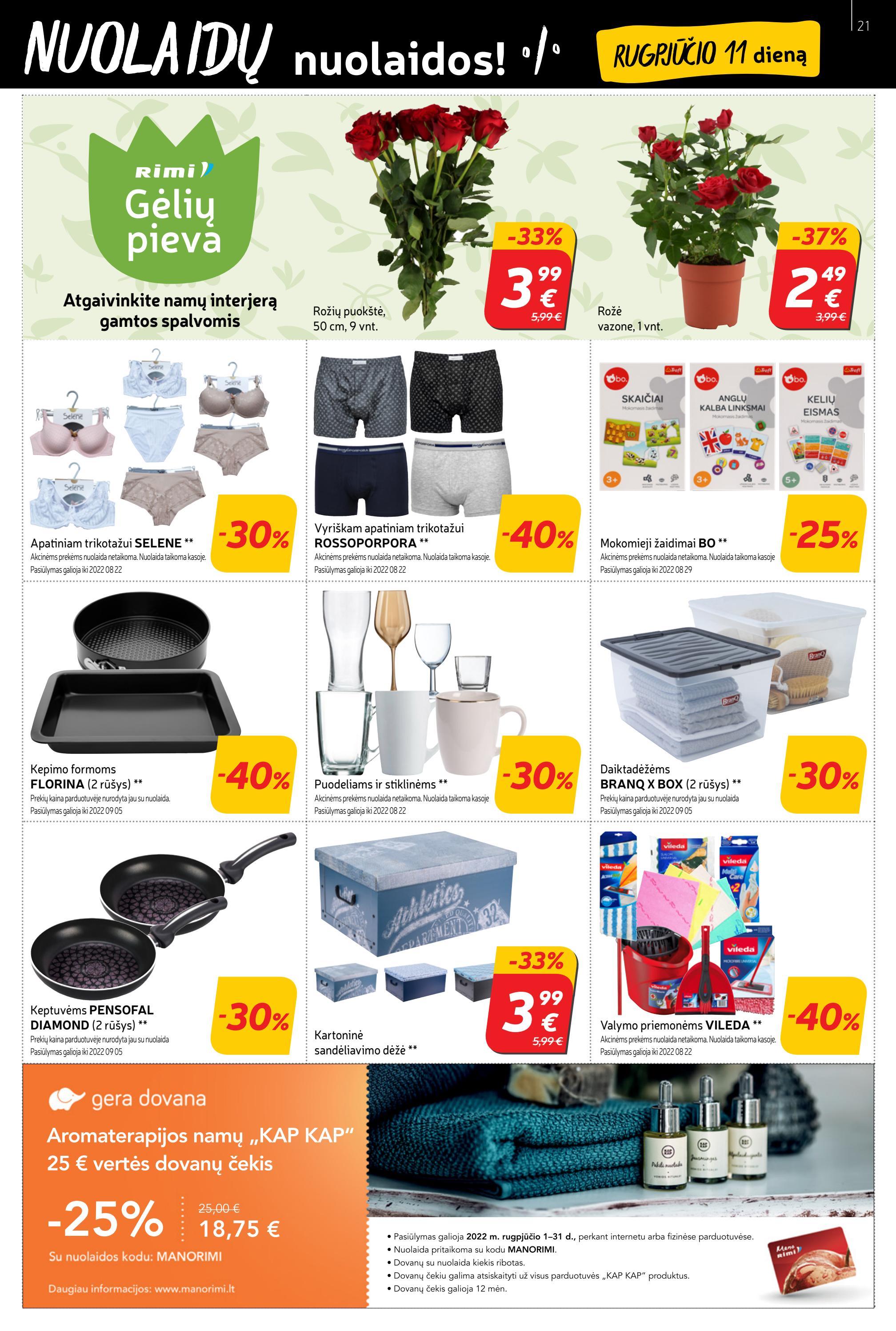 Rimi leidinys akcijos nuo 
  2022-08-09 iki 
  2022-08-15 | Leidinukas.lt puslapis 21