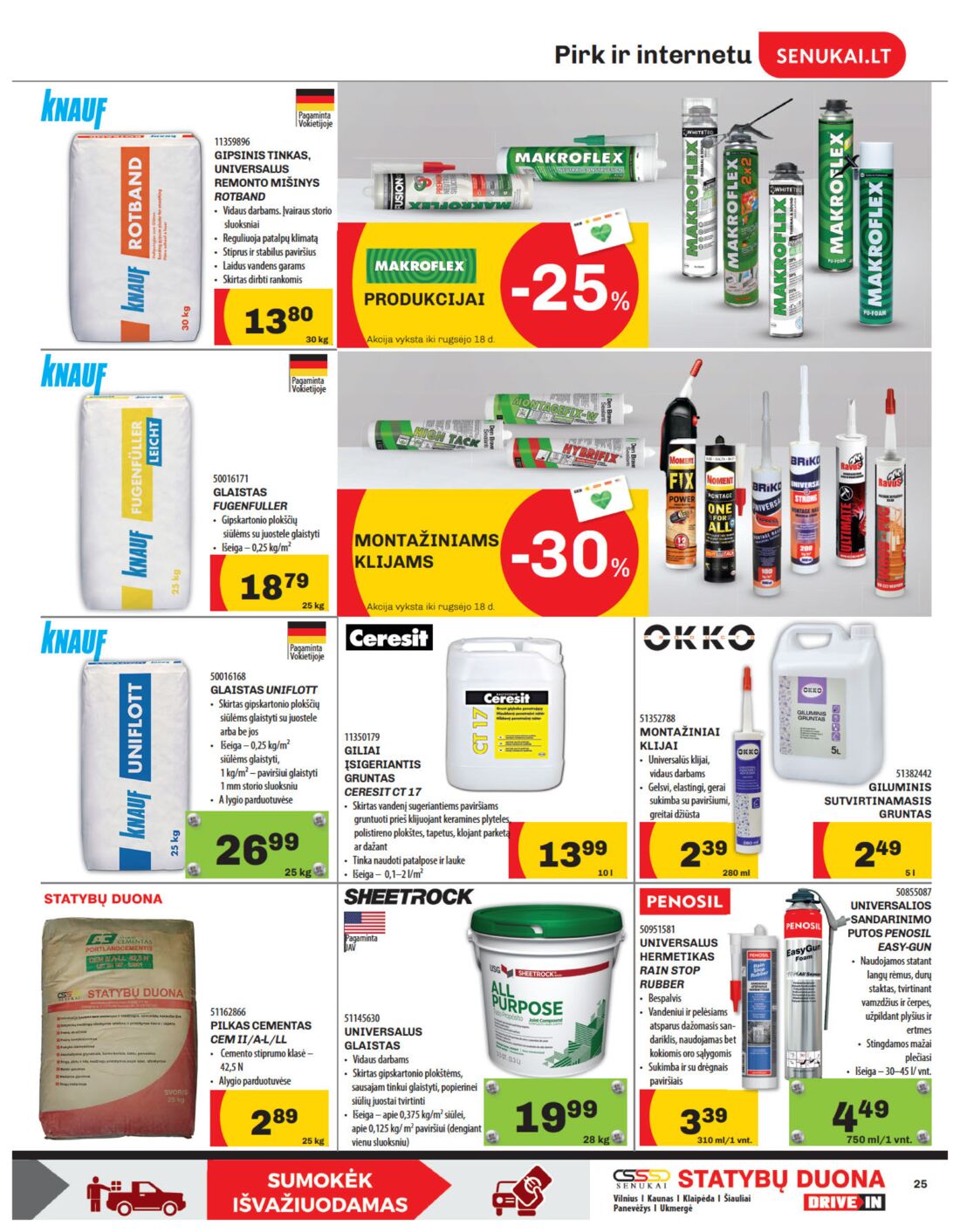 Senukai reklaminis leidinys akcijos nuo 
  2019-08-29 iki 
  2019-09-16 | Leidinukas.lt puslapis 25