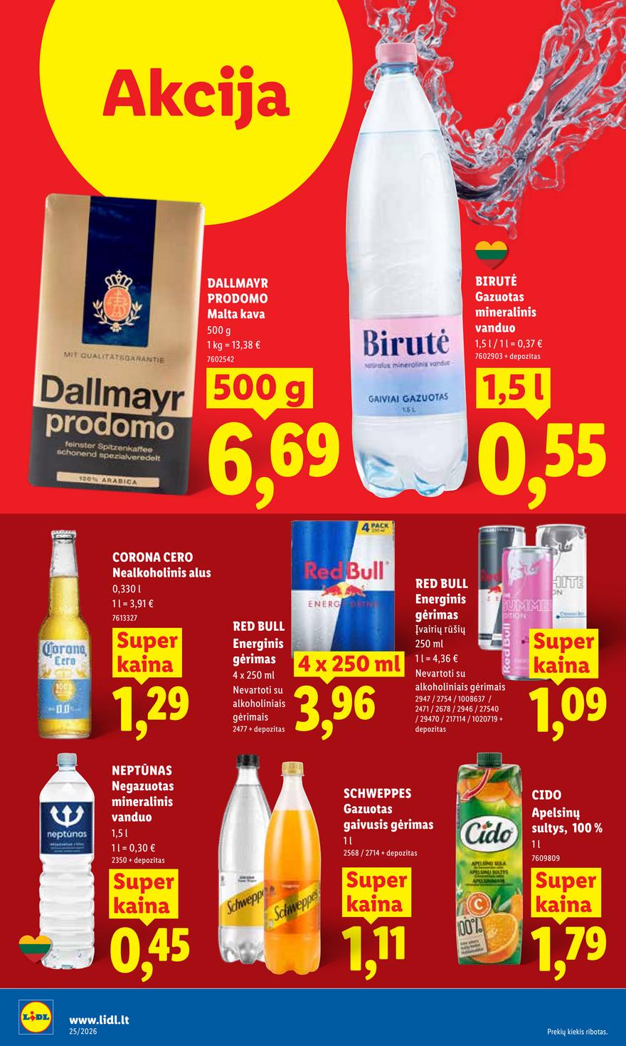 Lidl leidinys akcijos nuo 
  2026-06-15 iki 
  2026-06-21 | Leidinukas.lt puslapis 14