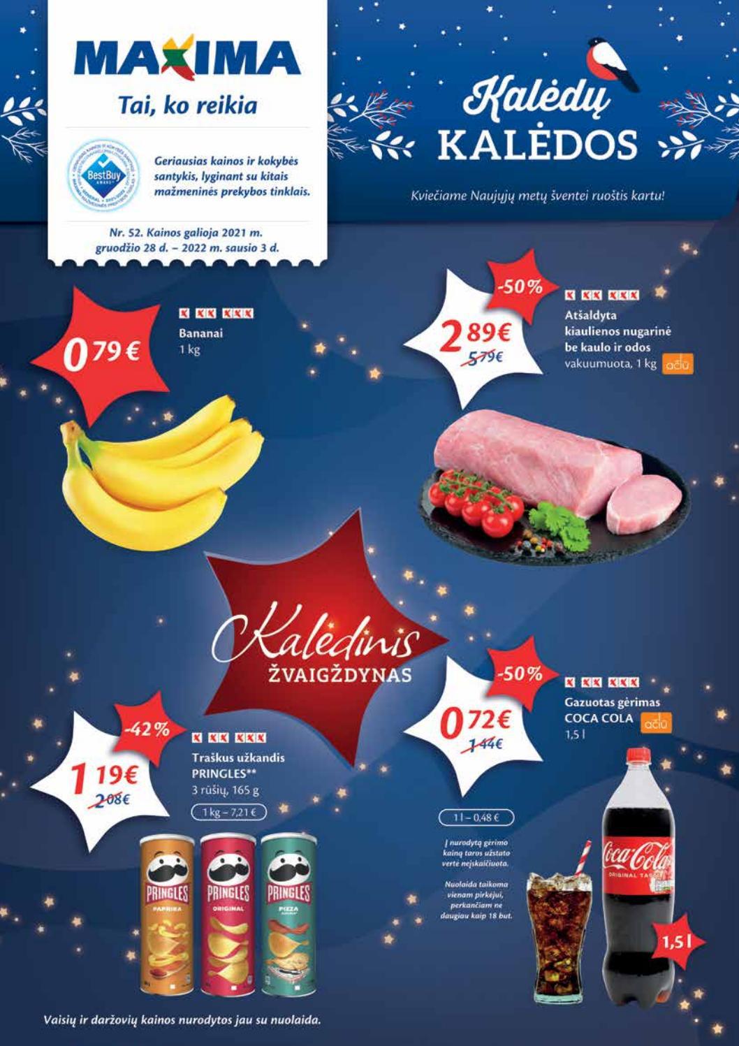 Maxima kaininis leidinys akcijos nuo 
  2021-12-28 iki 
  2022-01-03 | Leidinukas.lt puslapis 1
