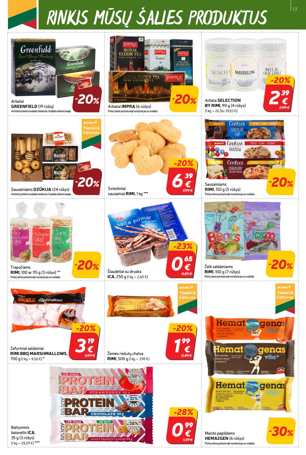 Rimi savaitinis leidinys akcijos nuo 
  2021-07-13 iki 
  2021-07-19 | Leidinukas.lt puslapis 17