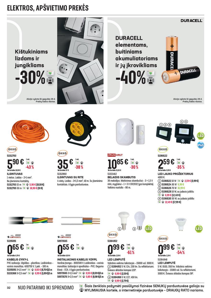 Senukai leidinys akcijos nuo 
  2021-05-05 iki 
  2021-05-25 | Leidinukas.lt puslapis 32