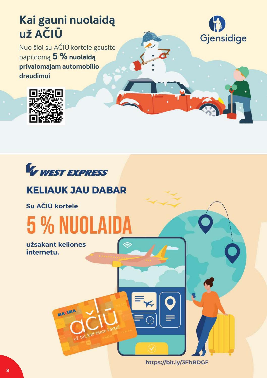 Maxima kaininis leidinys akcijos nuo 
  2022-01-04 iki 
  2022-01-10 | Leidinukas.lt puslapis 8