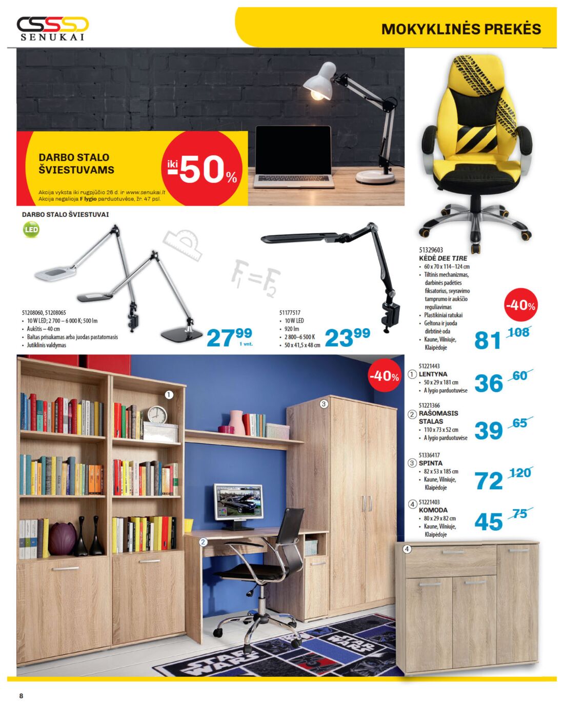 Senukai reklaminis leidinys akcijos nuo 
  2019-08-08 iki 
  2019-08-26 | Leidinukas.lt puslapis 8