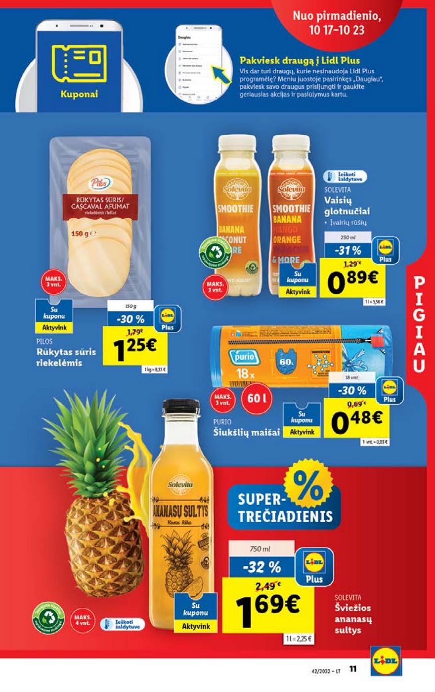 Ldil maisto leidinys akcijos nuo 
  2022-10-17 iki 
  2022-10-23 | Leidinukas.lt puslapis 11