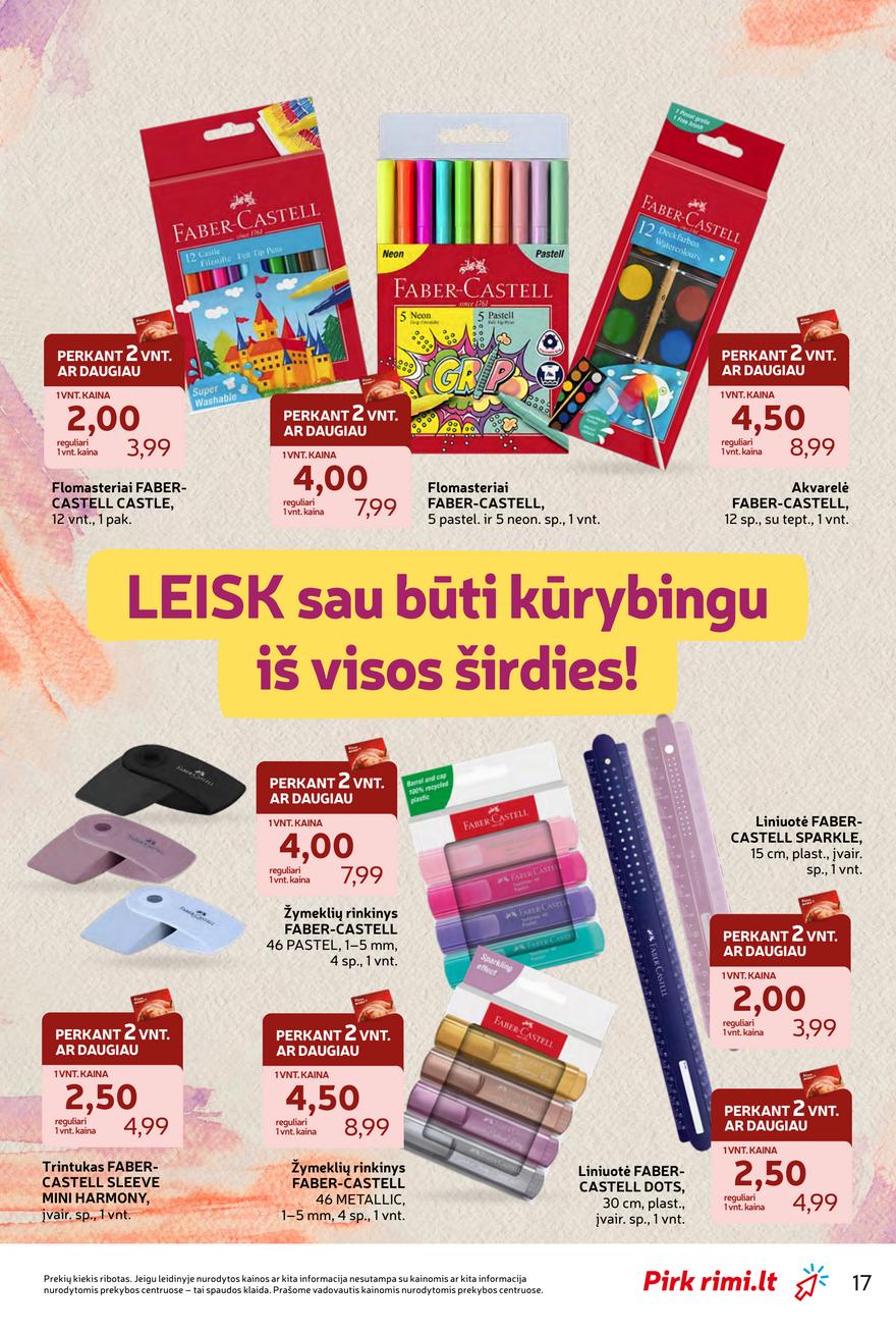 Rimi mokyklinis nuolaidų leidinys akcijos nuo 
  2026-07-28 iki 
  2026-09-07 | Leidinukas.lt puslapis 17
