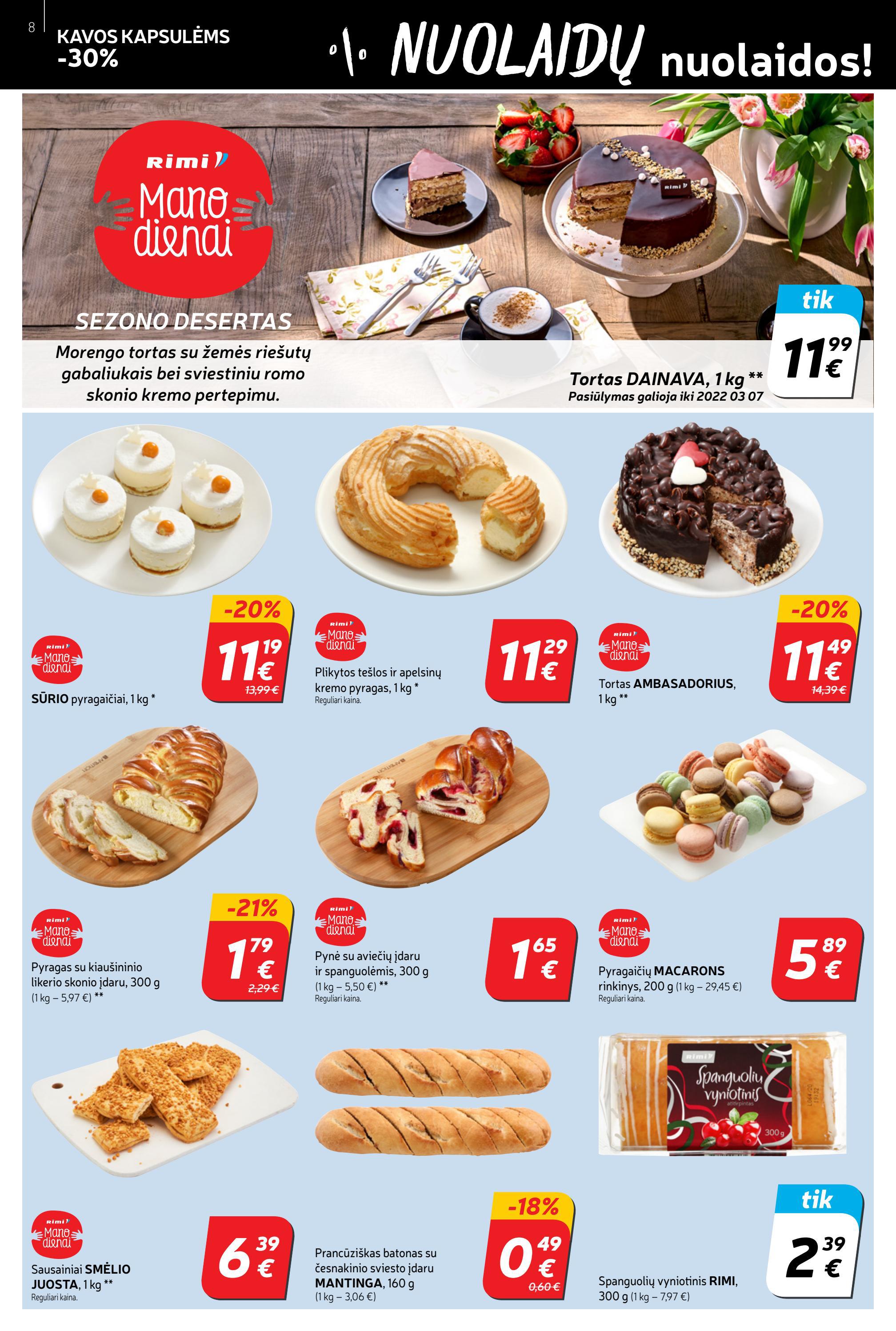 Rimi savaitinis leidinys akcijos nuo 
  2022-02-08 iki 
  2022-02-14 | Leidinukas.lt puslapis 8