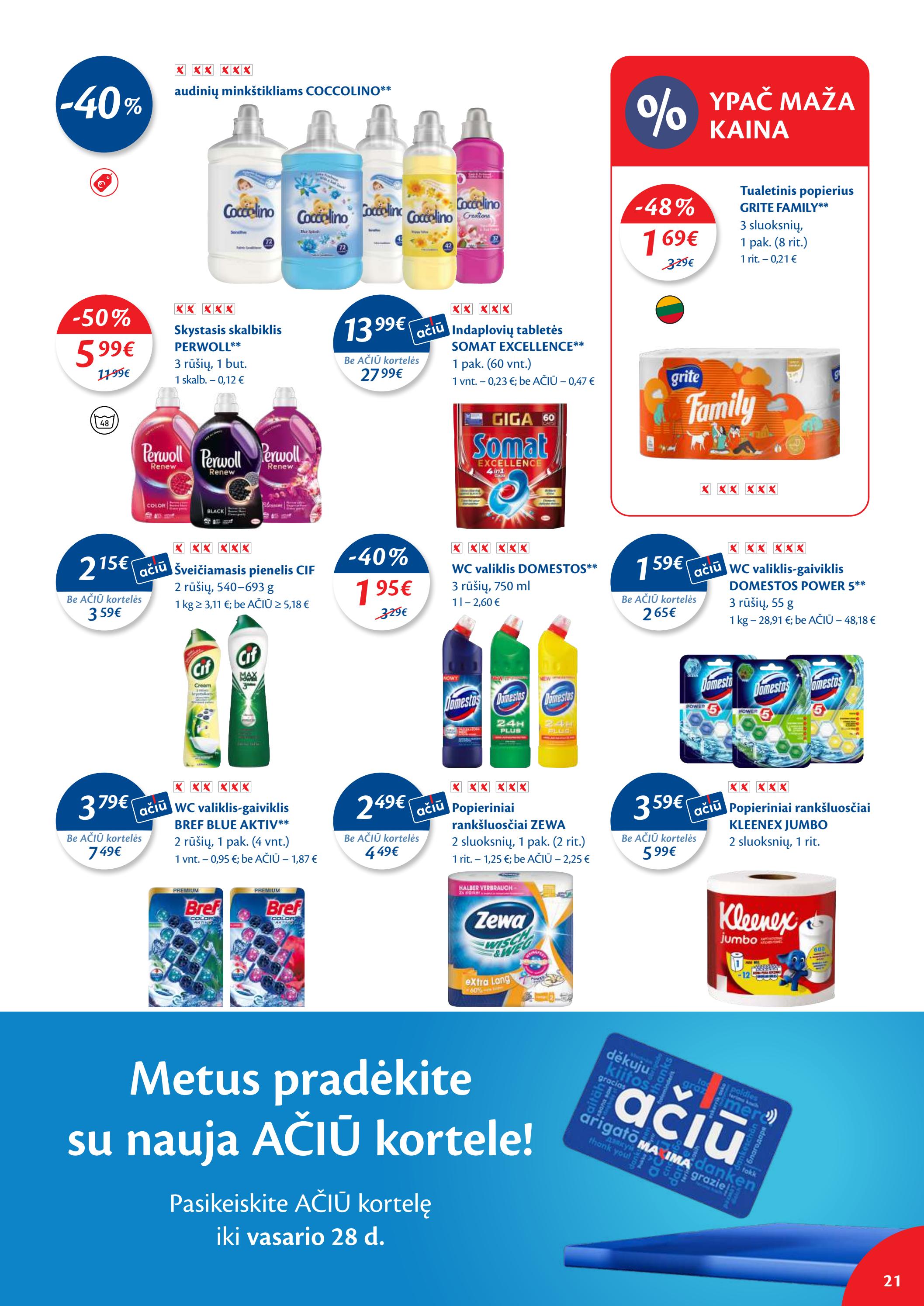 Maxima kaininis leidinys akcijos nuo 
  2023-01-17 iki 
  2023-01-23 | Leidinukas.lt puslapis 21