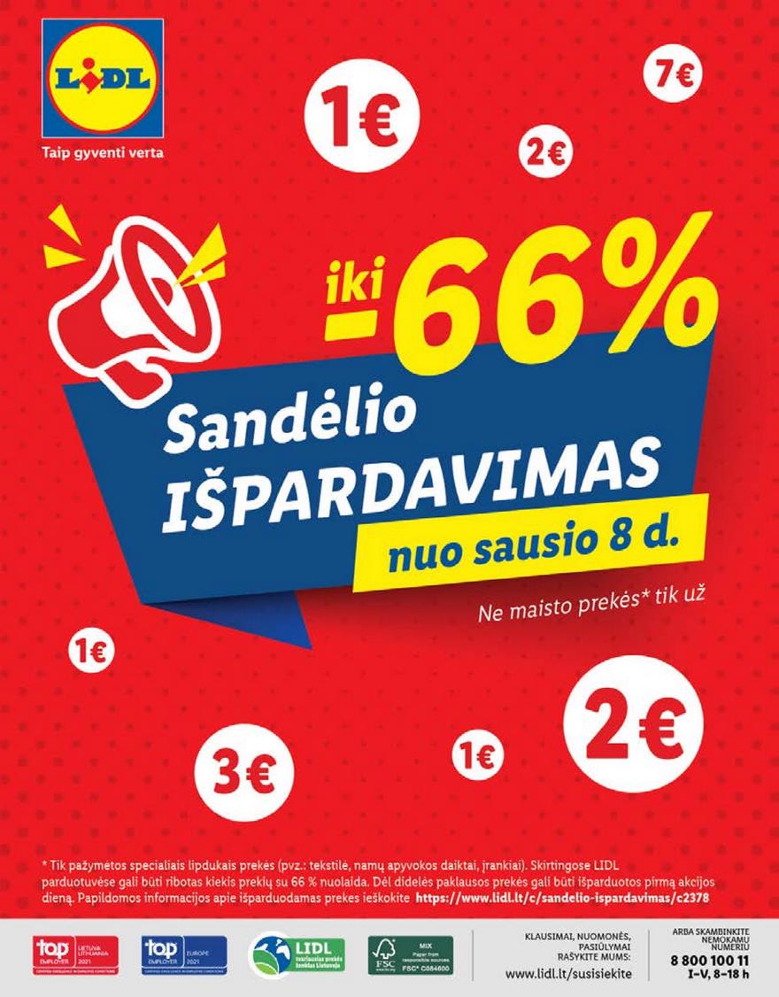 Ldil ne maisto leidinys akcijos nuo 
  2022-01-03 iki 
  2022-01-09 | Leidinukas.lt puslapis 32