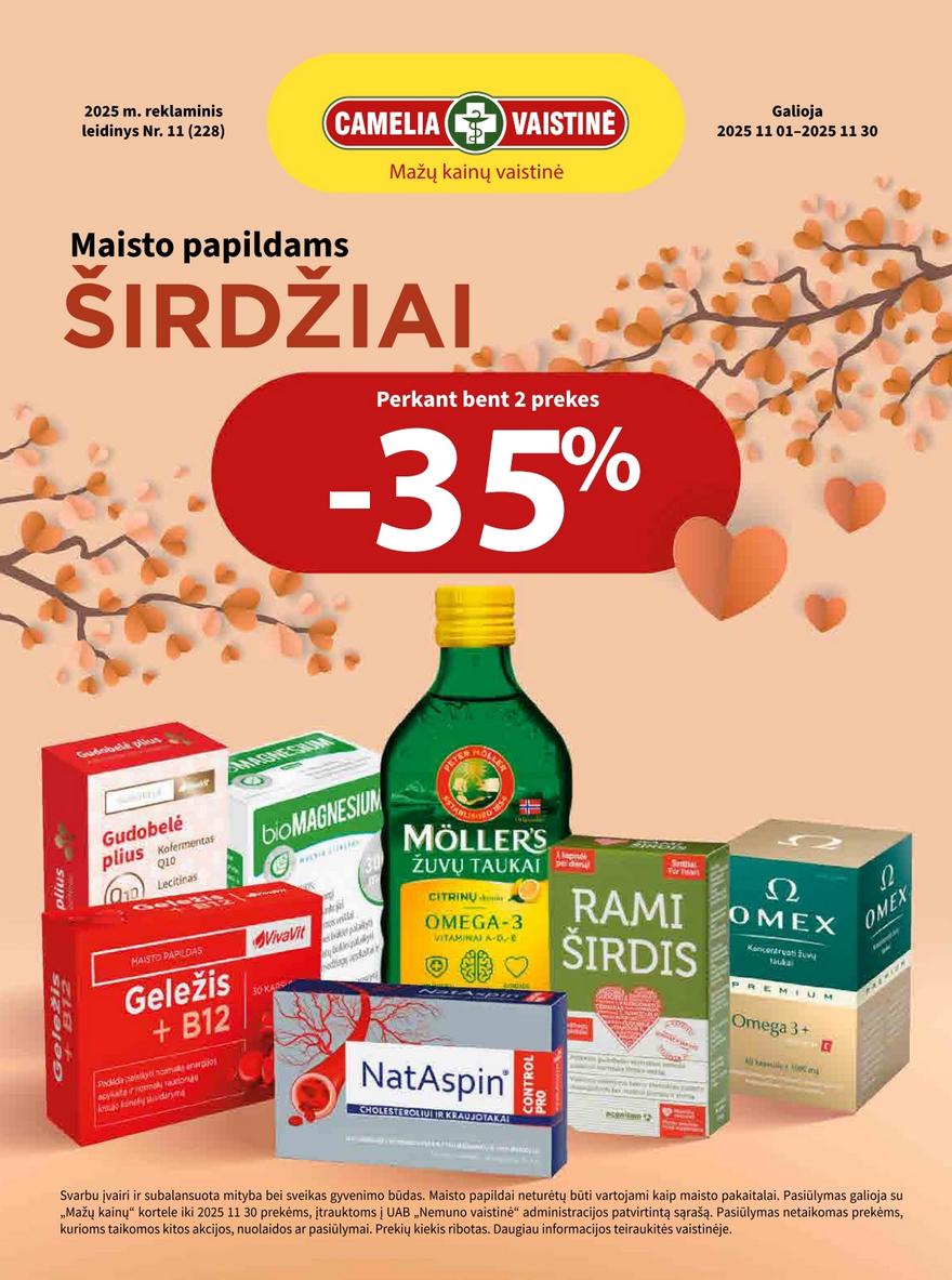 Camelia leidinys akcijos nuo 
  2025-11-01 iki 
  2025-11-30 | Leidinukas.lt puslapis 1