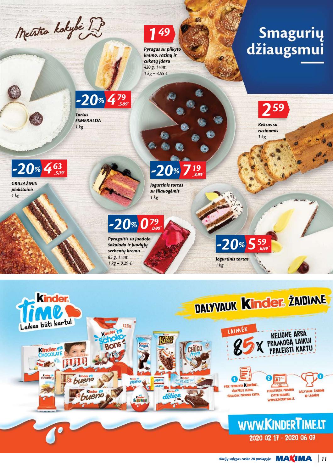 Maxima kaininis leidinys akcijos nuo 
  2020-03-10 iki 
  2020-03-16 | Leidinukas.lt puslapis 11