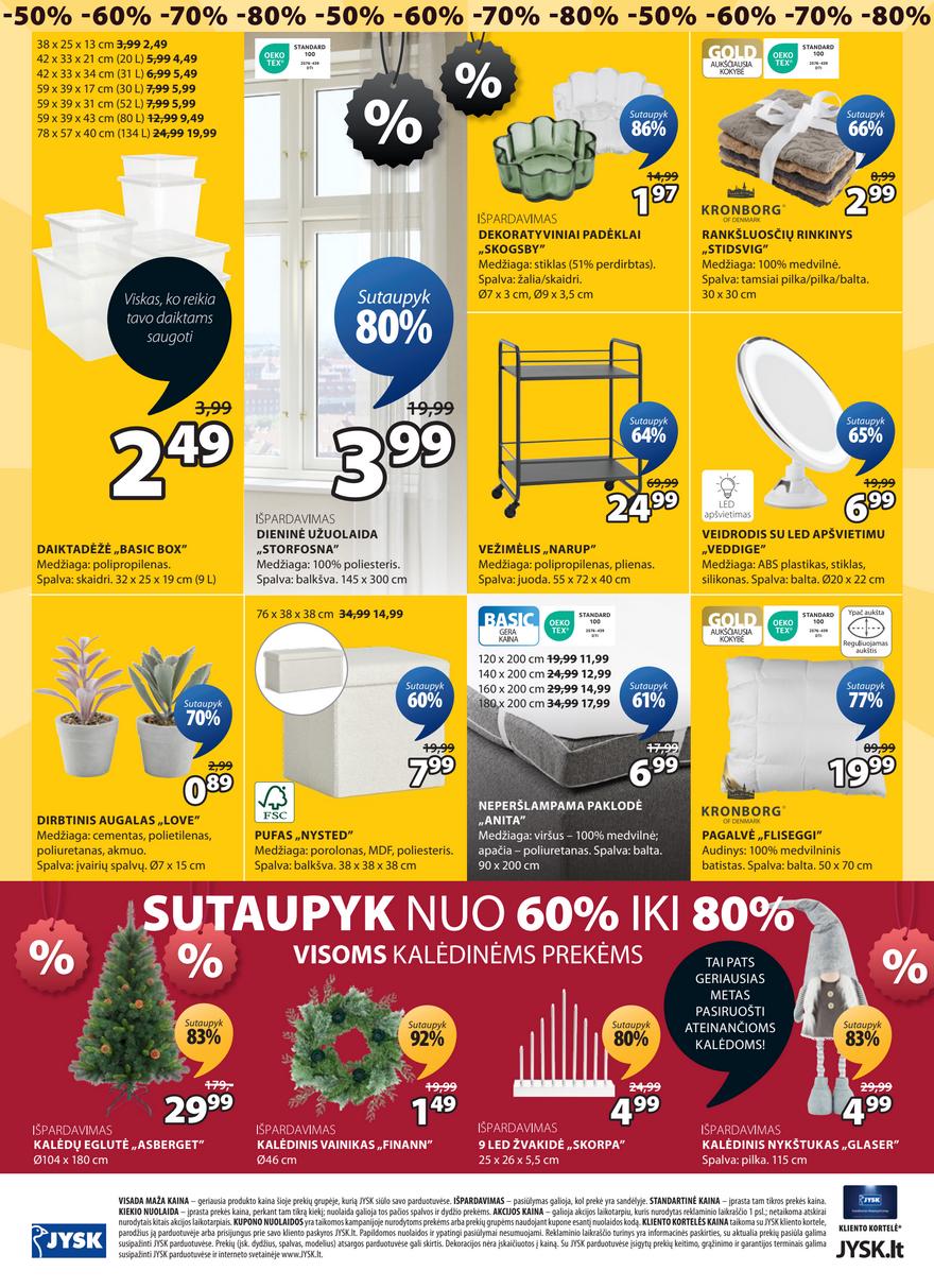 Jysk leidinys akcijos nuo 
  2026-01-20 iki 
  2026-02-02 | Leidinukas.lt puslapis 24