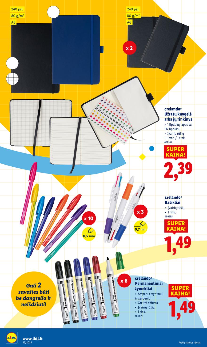 Lidl ne maisto leidinys akcijos nuo 
  2025-08-04 iki 
  2025-08-10 | Leidinukas.lt puslapis 16