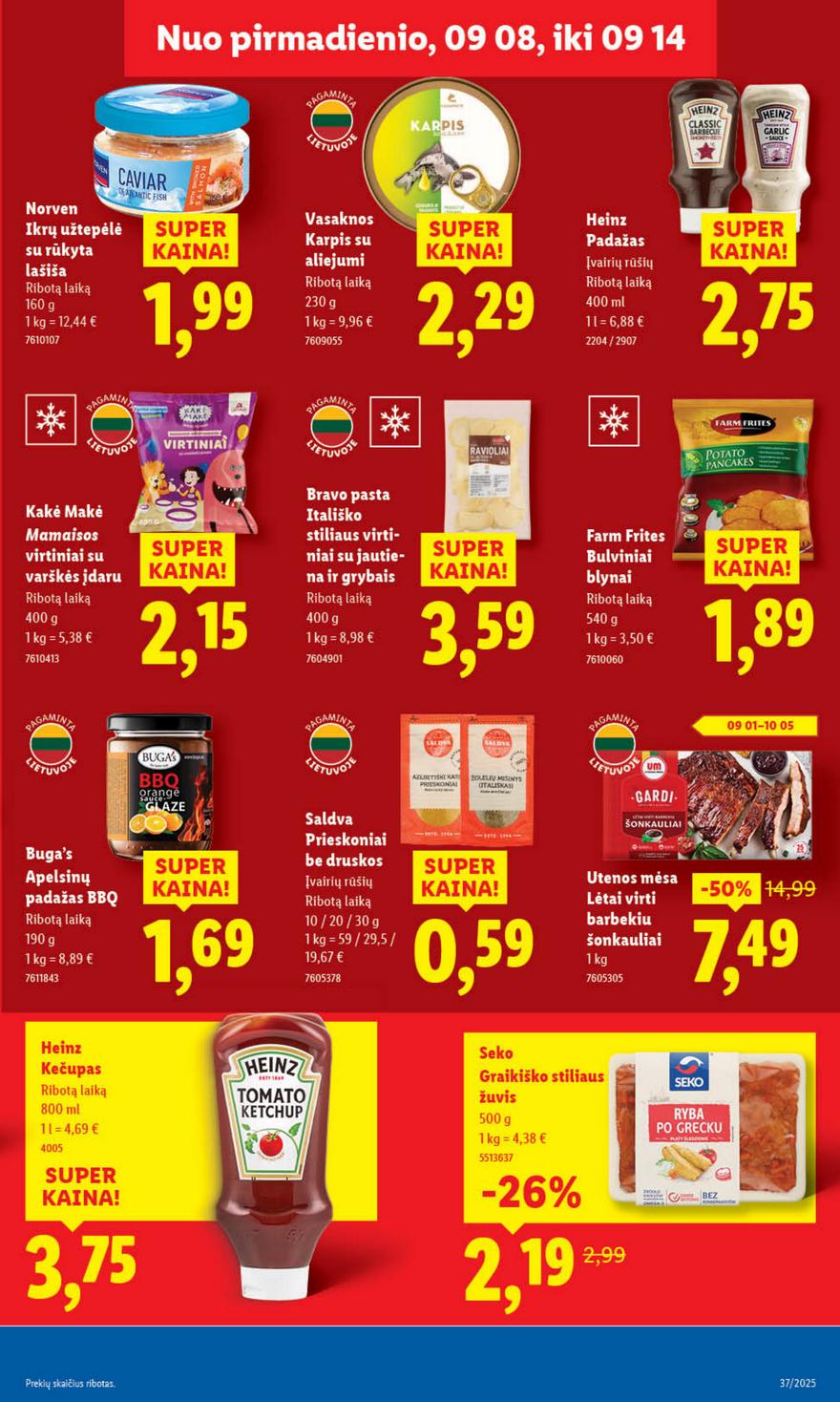 Lidl leidinys akcijos nuo 
  2025-09-08 iki 
  2025-09-14 | Leidinukas.lt puslapis 25