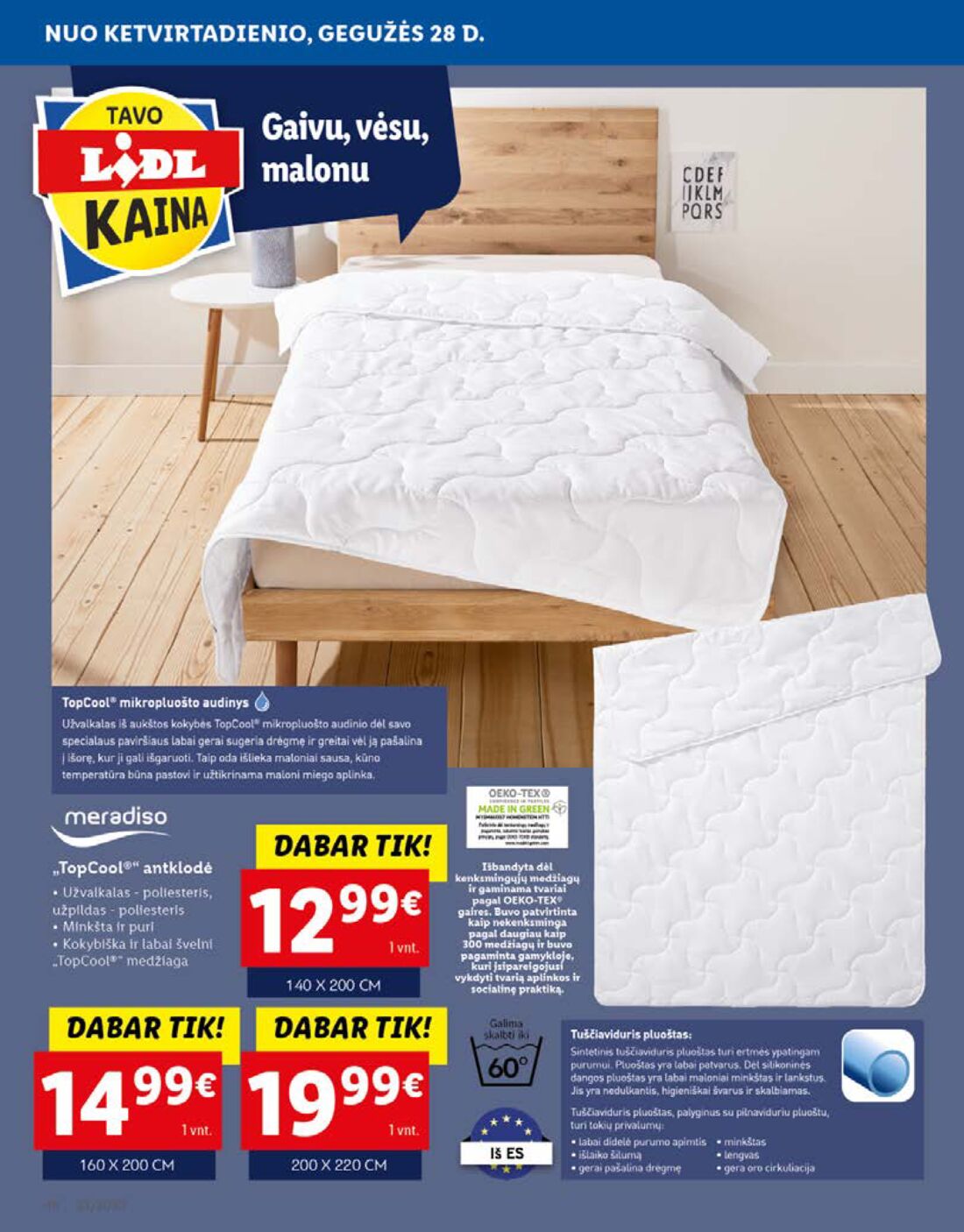 Lidl savaitinis leidinys akcijos nuo 
  2020-05-25 iki 
  2020-05-31 | Leidinukas.lt puslapis 46
