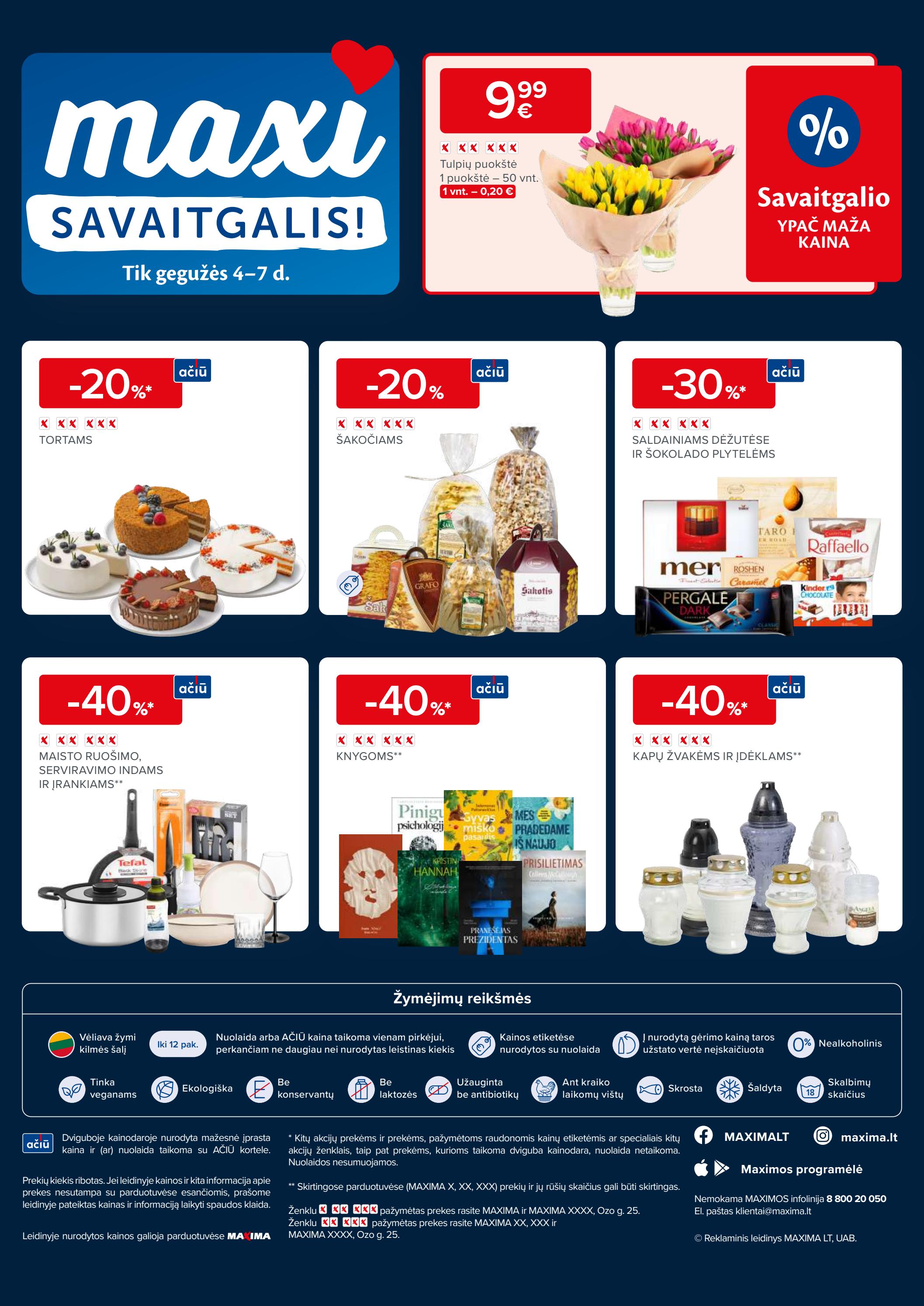 Maxima kaininis leidinys akcijos nuo 
  2023-05-02 iki 
  2023-05-08 | Leidinukas.lt puslapis 40